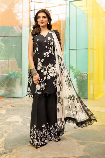 Maria B | M Basic Summer Lawn 25 | MB-CUS25-706B - Aqsa Fabrics