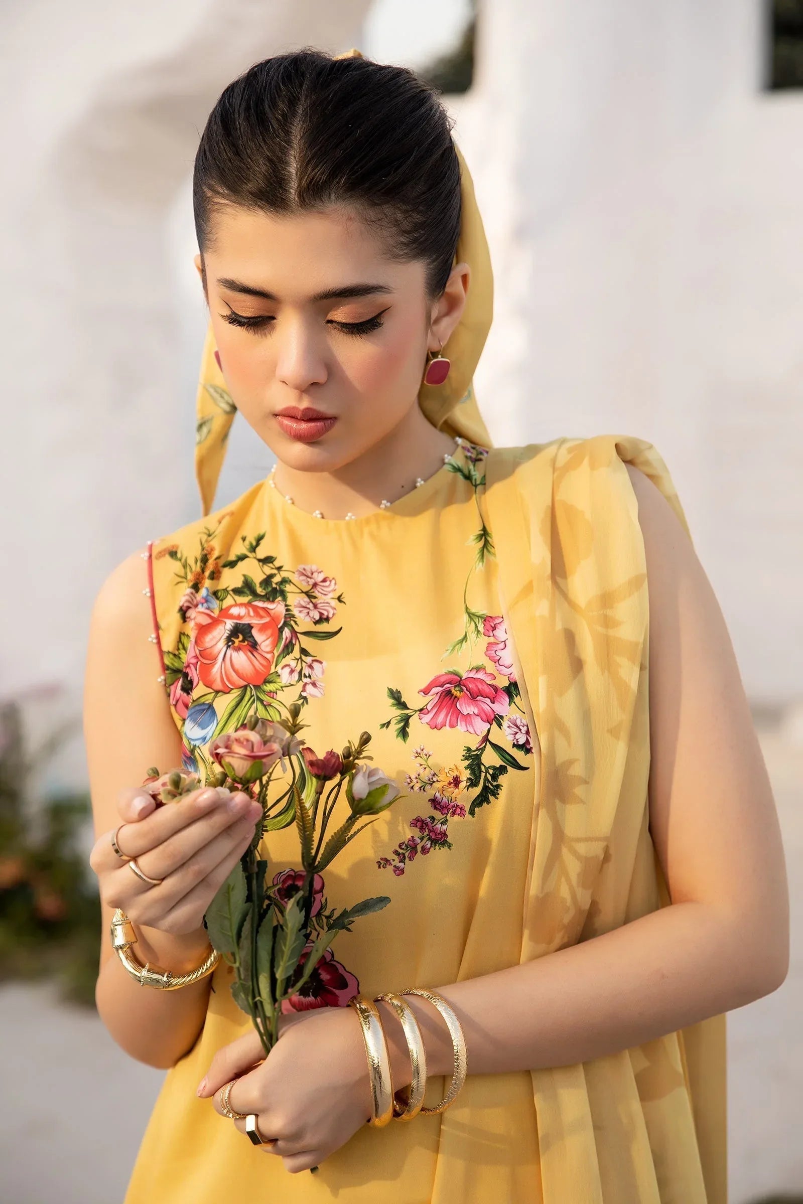 Maria B | M Basic Summer Lawn 25 | MB-CUS25-712A - Aqsa Fabrics