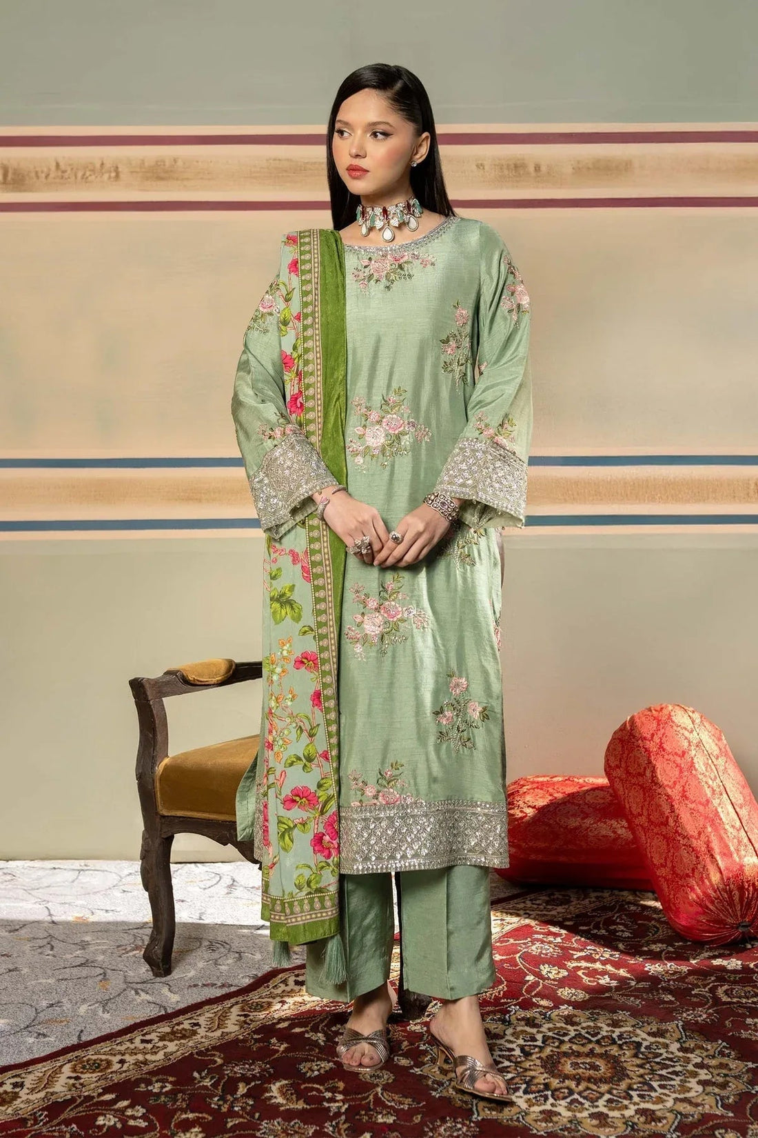 Maria B | M Basics Festive Velvet |  MB-USW24-603 - Aqsa Fabrics
