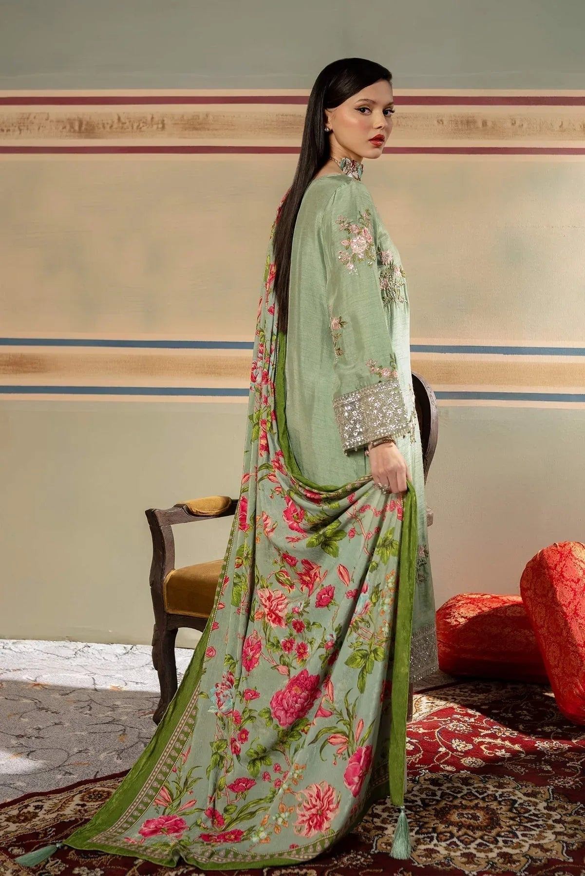 Maria B | M Basics Festive Velvet |  MB-USW24-603 - Aqsa Fabrics