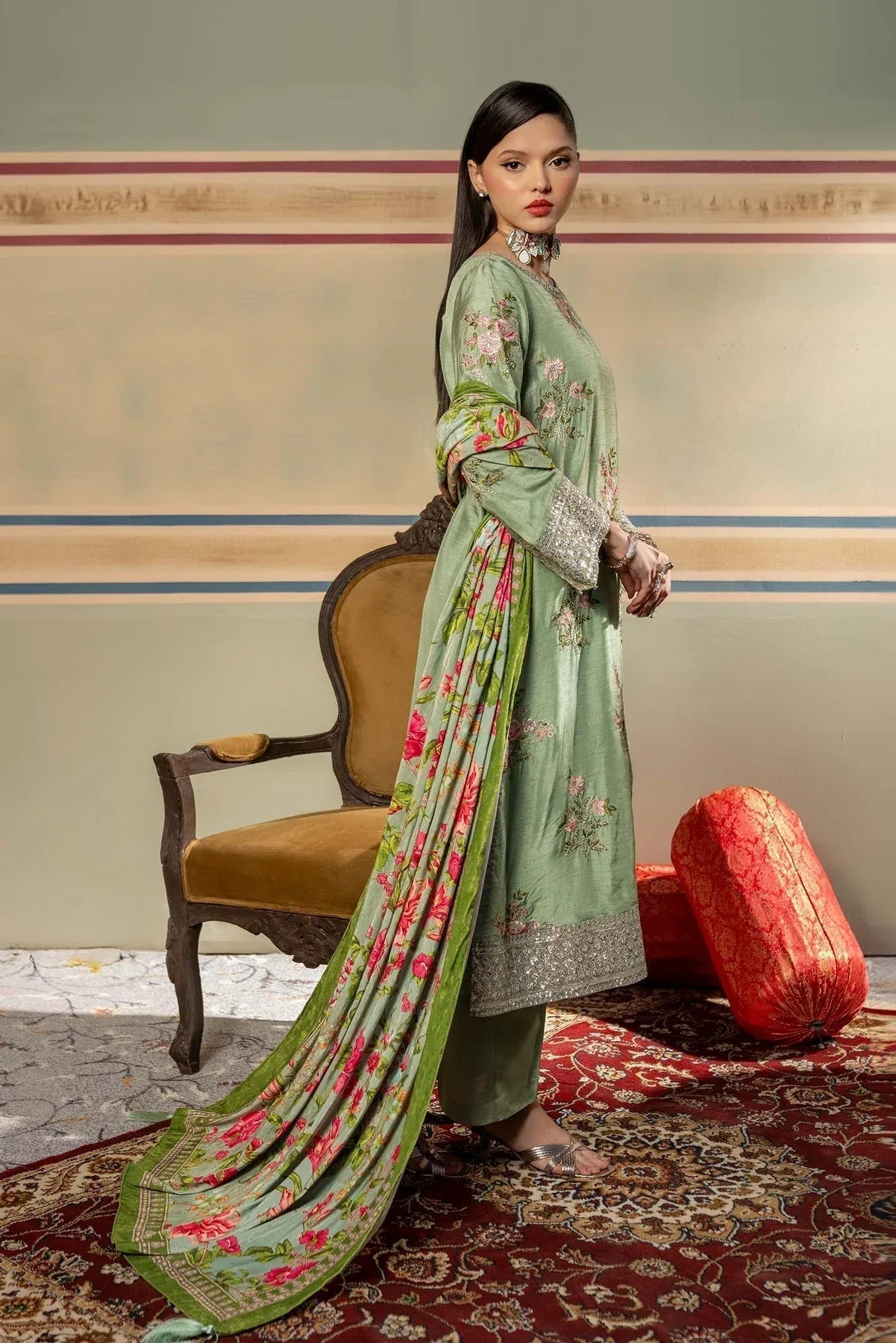 Maria B | M Basics Festive Velvet |  MB-USW24-603 - Aqsa Fabrics