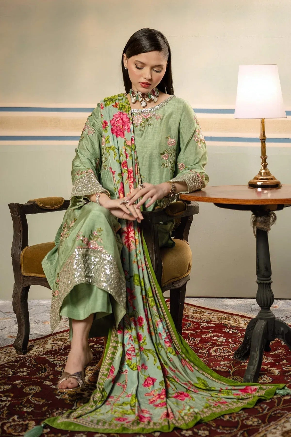 Maria B | M Basics Festive Velvet |  MB-USW24-603 - Aqsa Fabrics