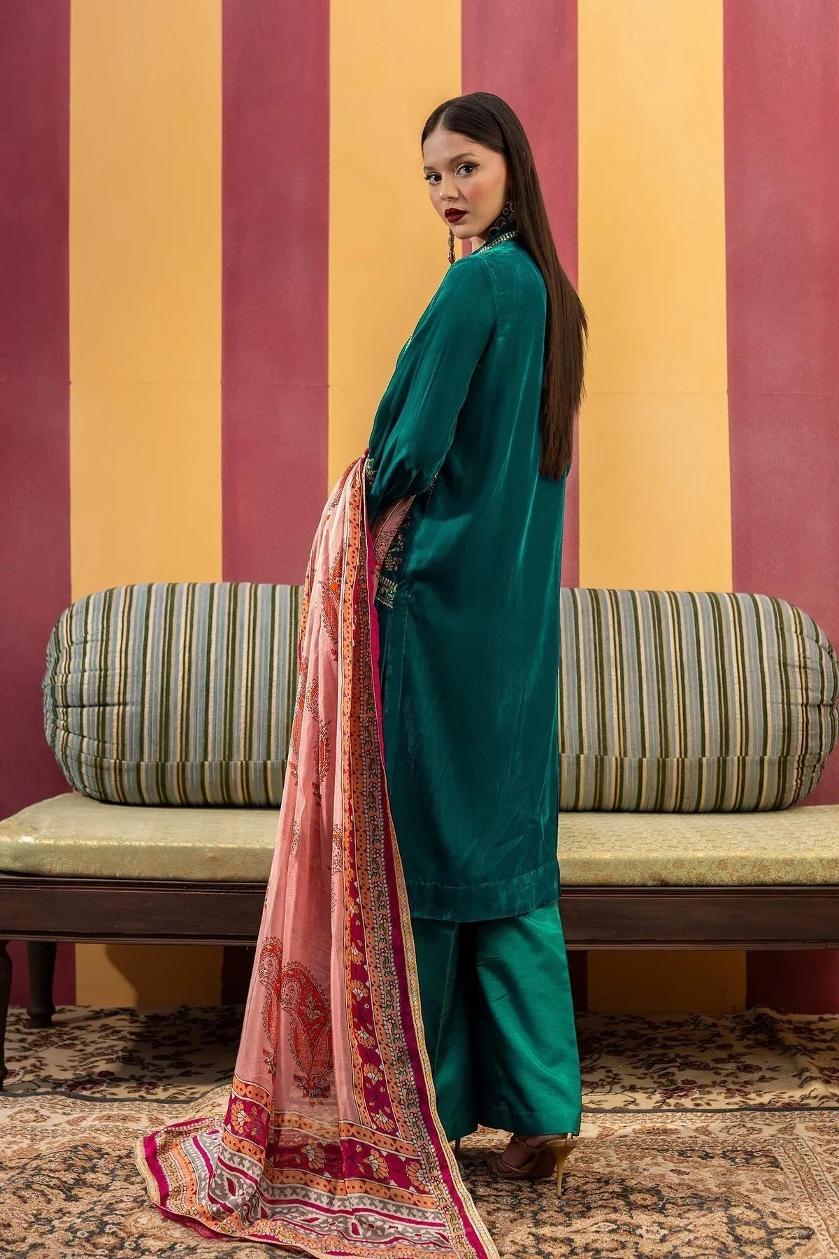 Maria B | M Basics Festive Velvet | MB-USW24-604 - Aqsa Fabrics