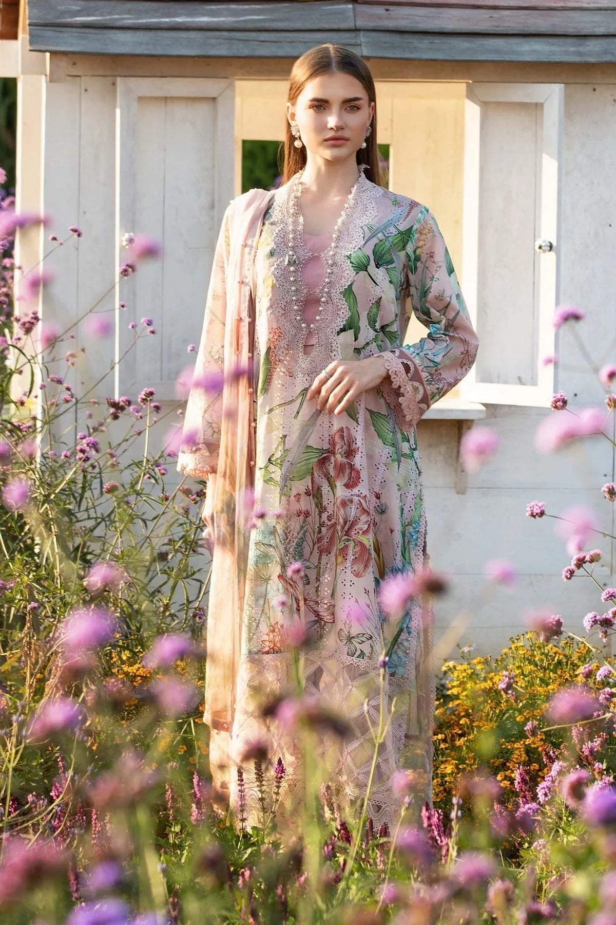 Maria B | M Prints 25 | MPT-2502-A - Aqsa Fabrics