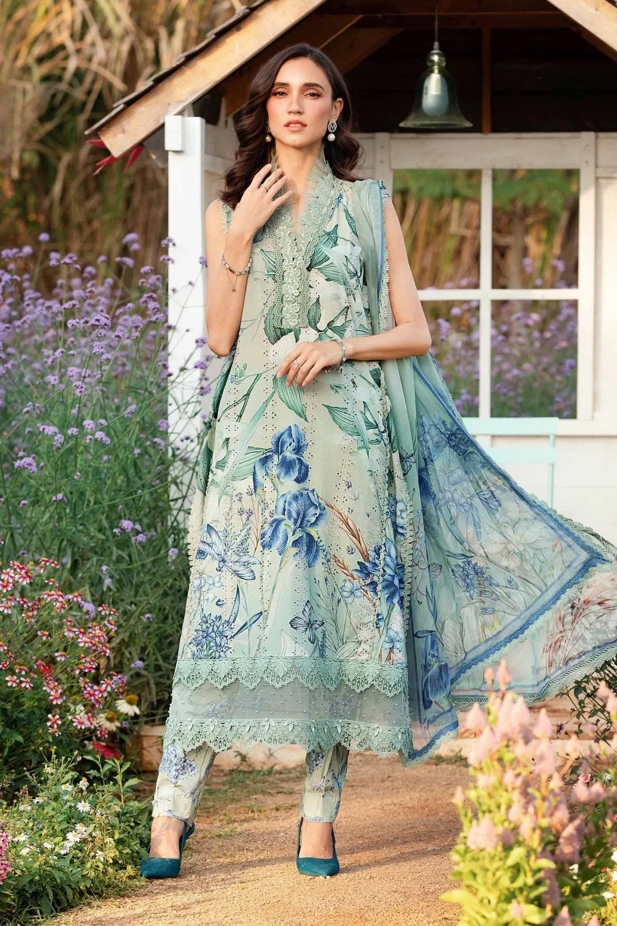 Maria B | M Prints 25 | MPT-2502-B - Aqsa Fabrics