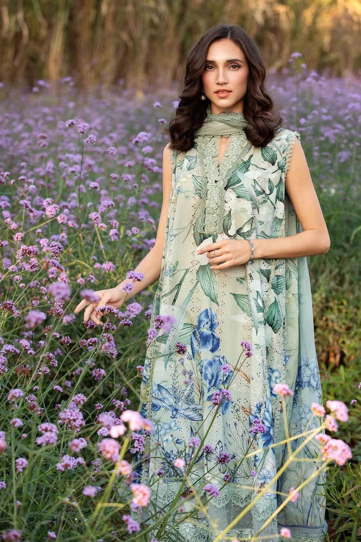 Maria B | M Prints 25 | MPT-2502-B - Aqsa Fabrics