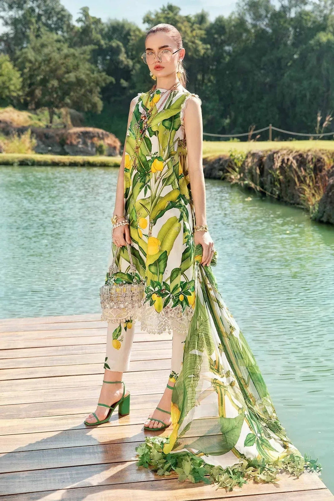 Maria B | M Prints 25 | MPT-2503-A - Aqsa Fabrics