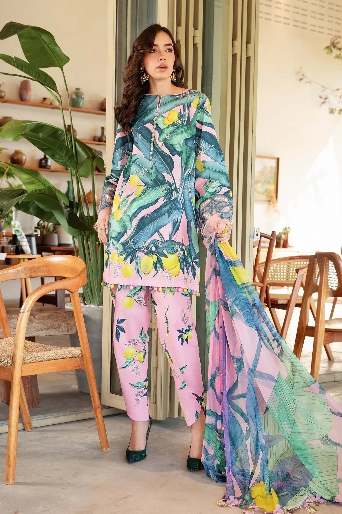 Maria B | M Prints 25 | MPT-2503-B - Aqsa Fabrics