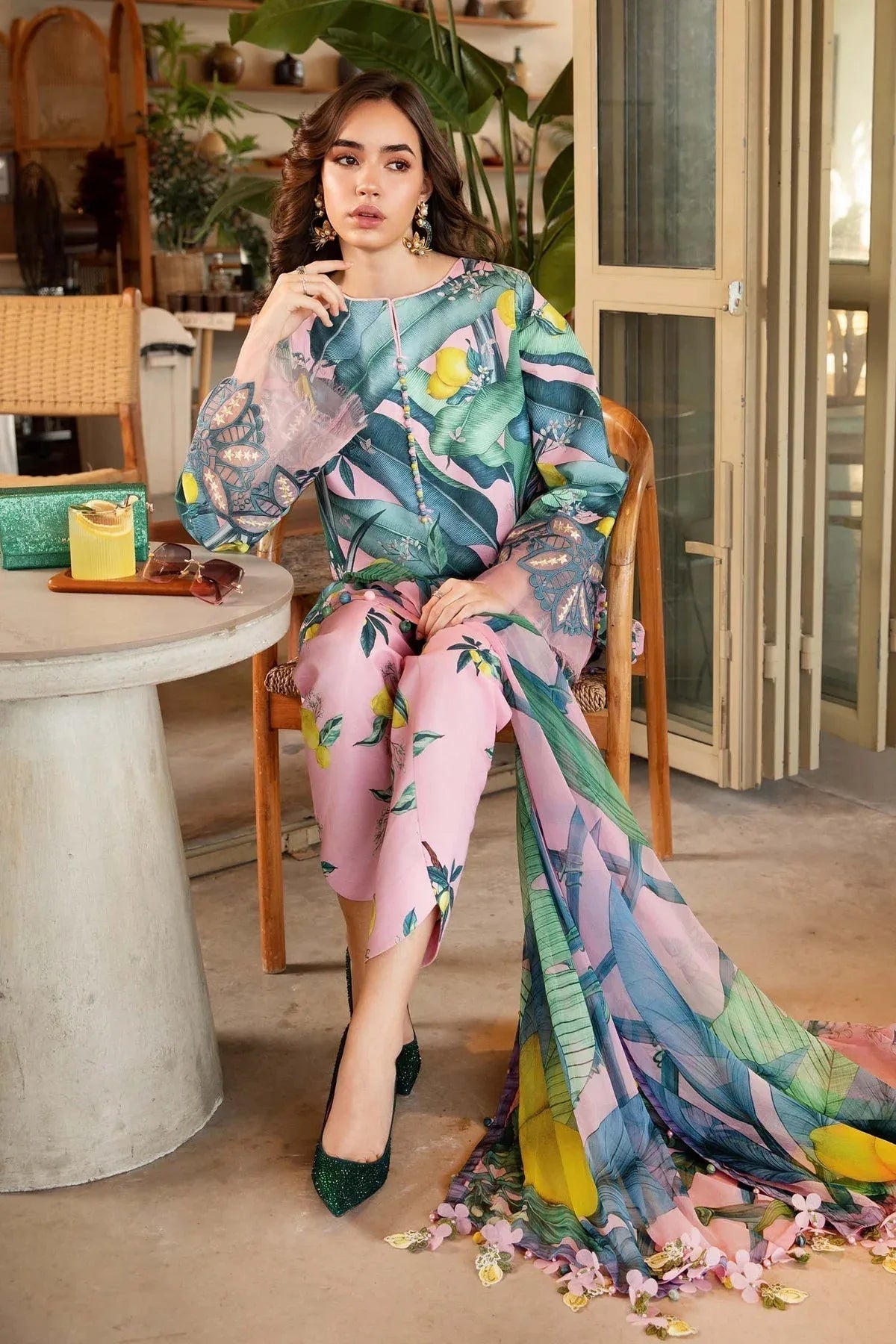 Maria B | M Prints 25 | MPT-2503-B - Aqsa Fabrics