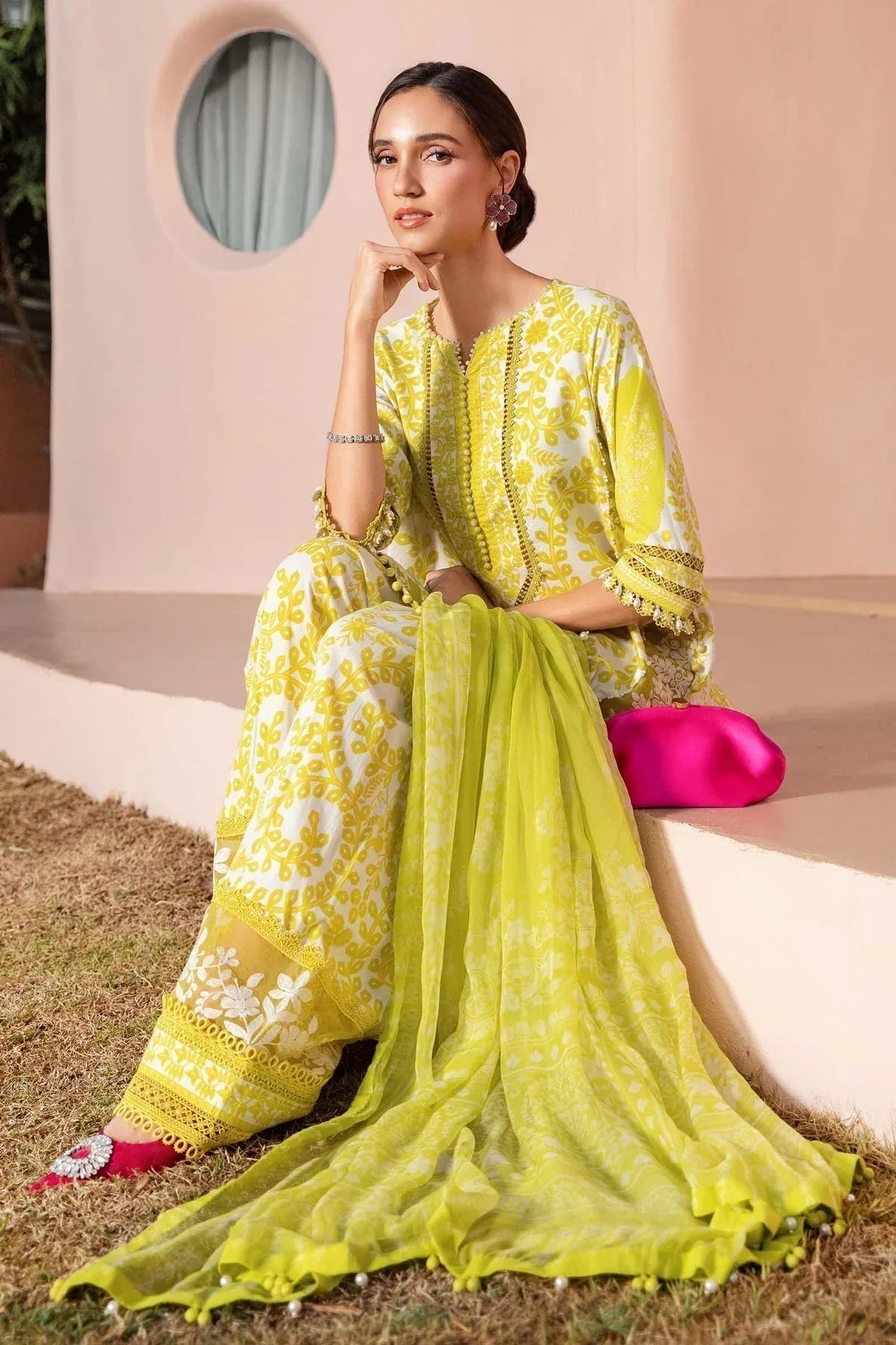 Maria B | M Prints 25 | MPT-2504-A - Aqsa Fabrics