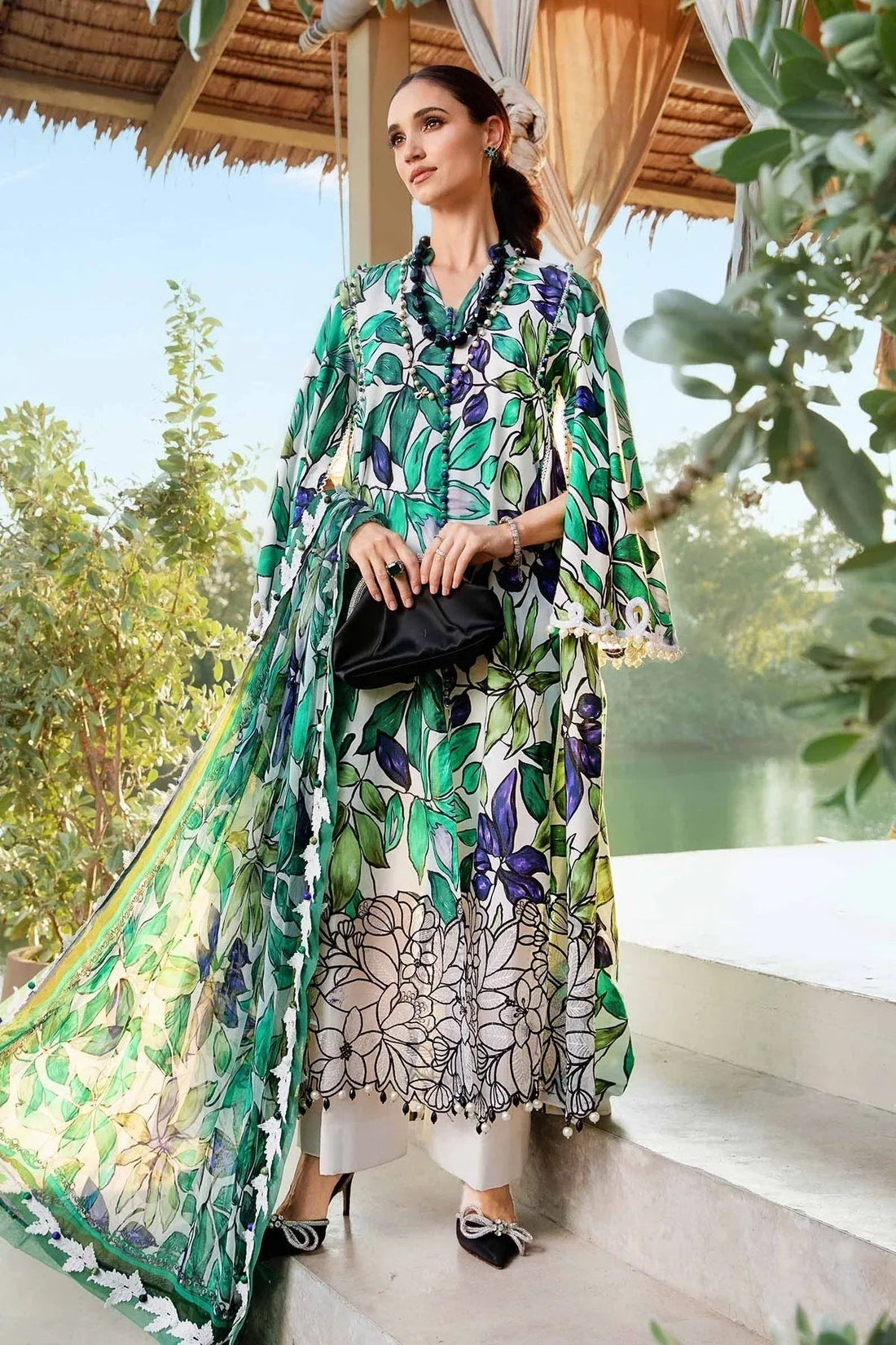 Maria B | M Prints 25 | MPT-2505-A - Aqsa Fabrics