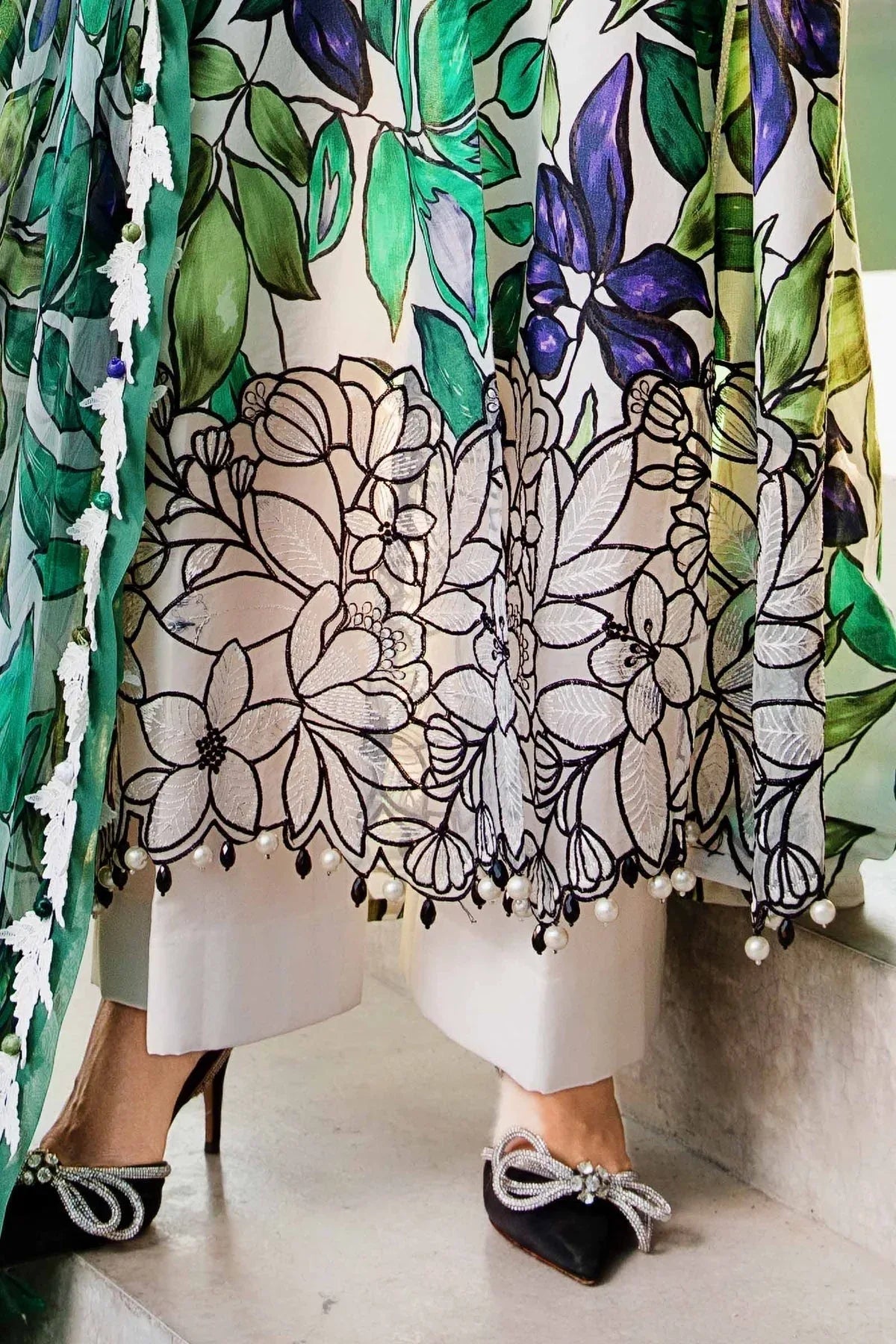 Maria B | M Prints 25 | MPT-2505-A - Aqsa Fabrics