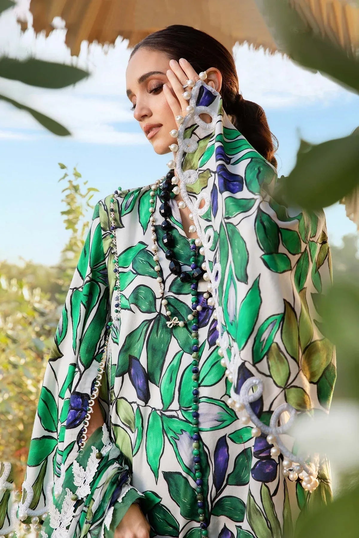 Maria B | M Prints 25 | MPT-2505-A - Aqsa Fabrics