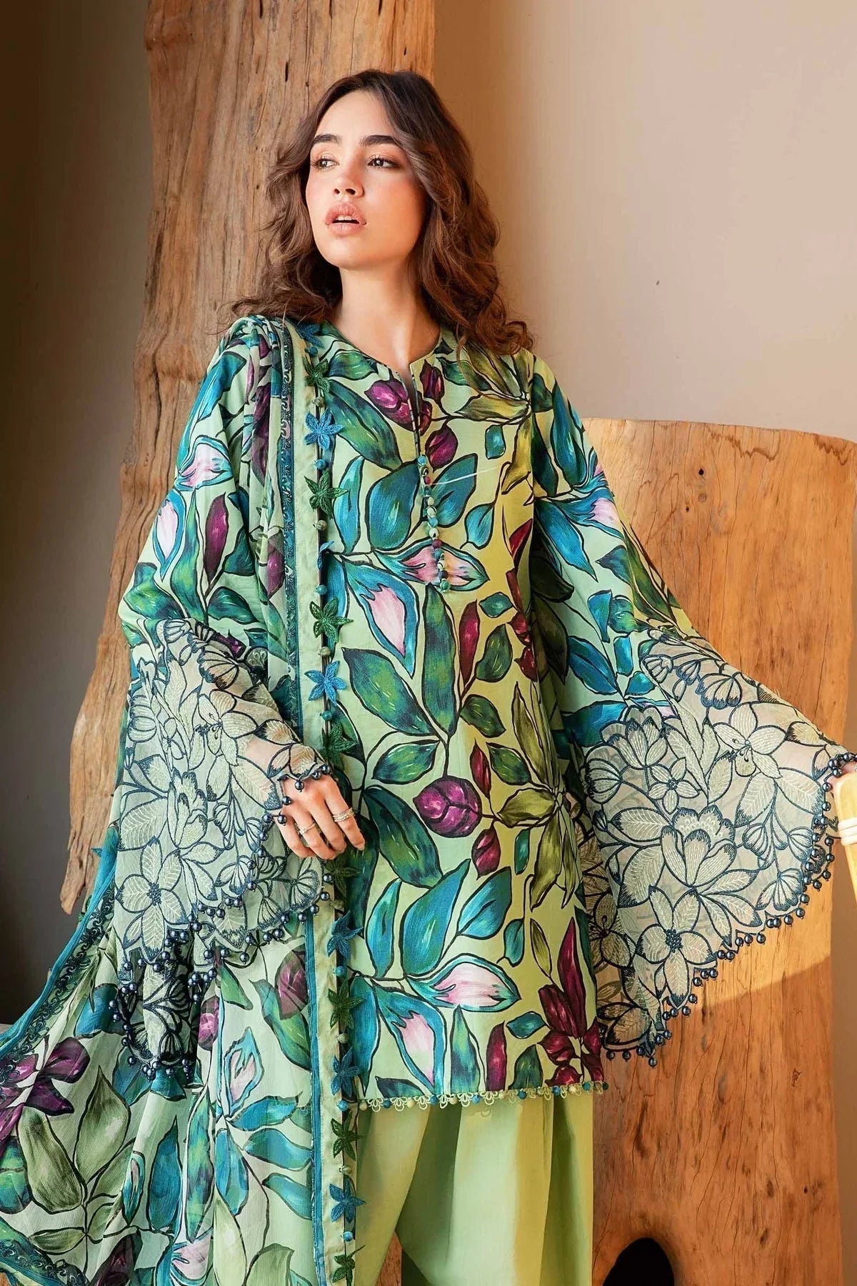 Maria B | M Prints 25 | MPT-2505-B - Aqsa Fabrics