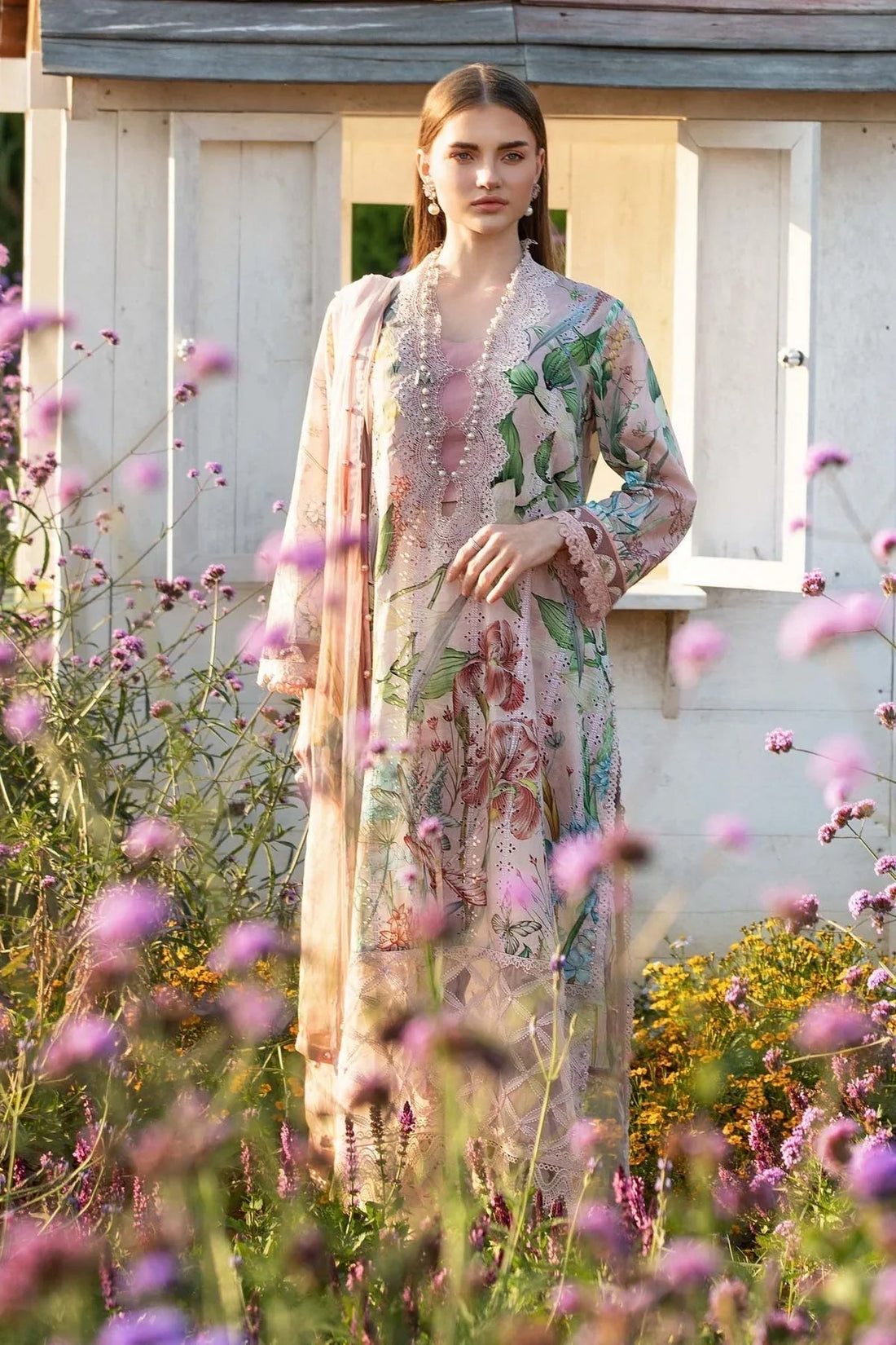 Maria B | M Prints 25 | MPT-2506-B - Aqsa Fabrics