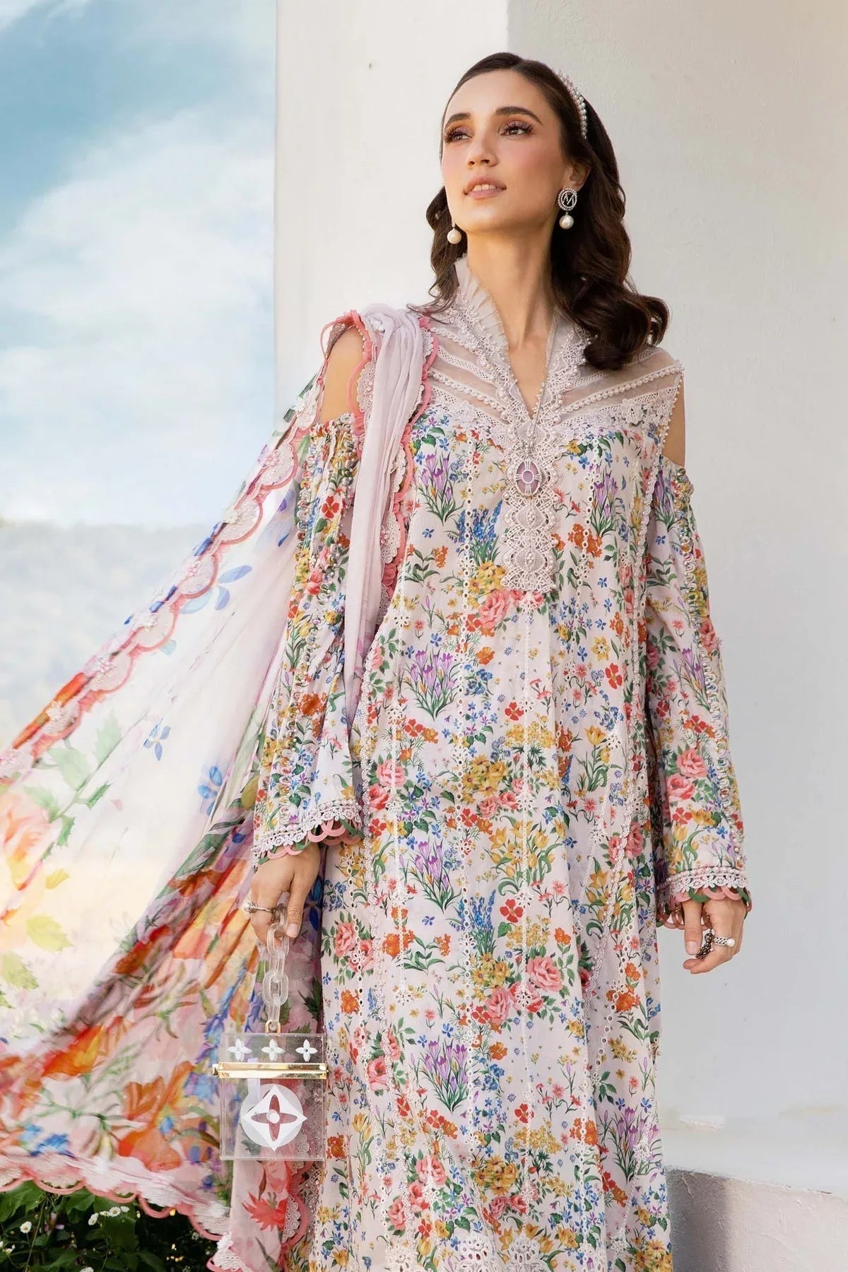 Maria B | M Prints 25 | MPT-2507-A - Aqsa Fabrics