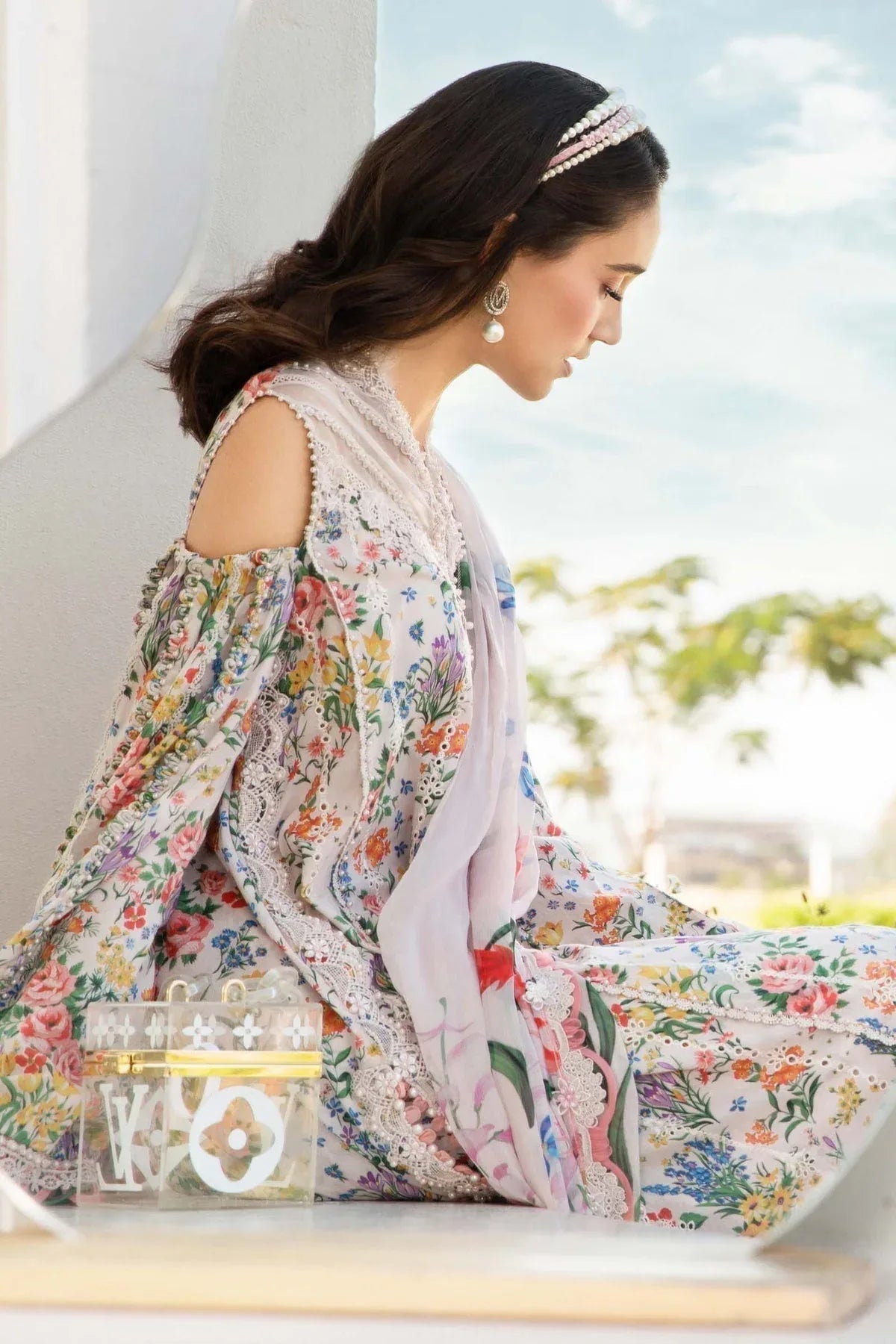 Maria B | M Prints 25 | MPT-2507-A - Aqsa Fabrics