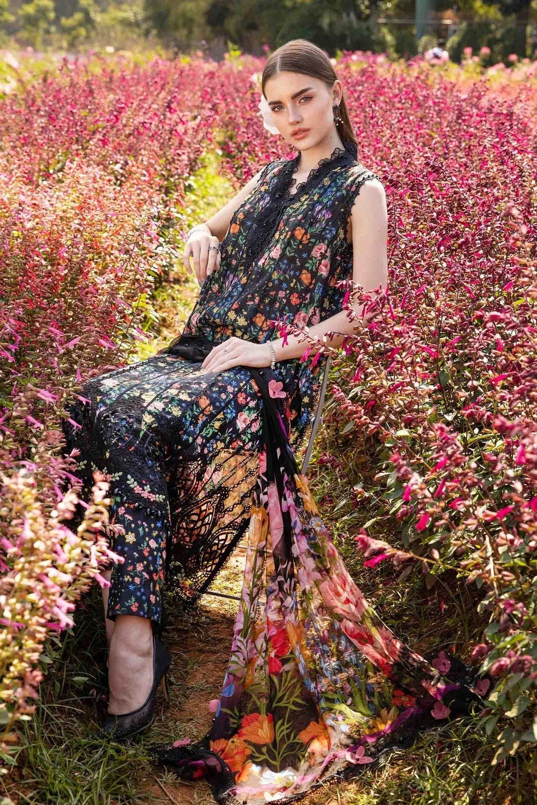 Maria B | M Prints 25 | MPT-2507-B - Aqsa Fabrics