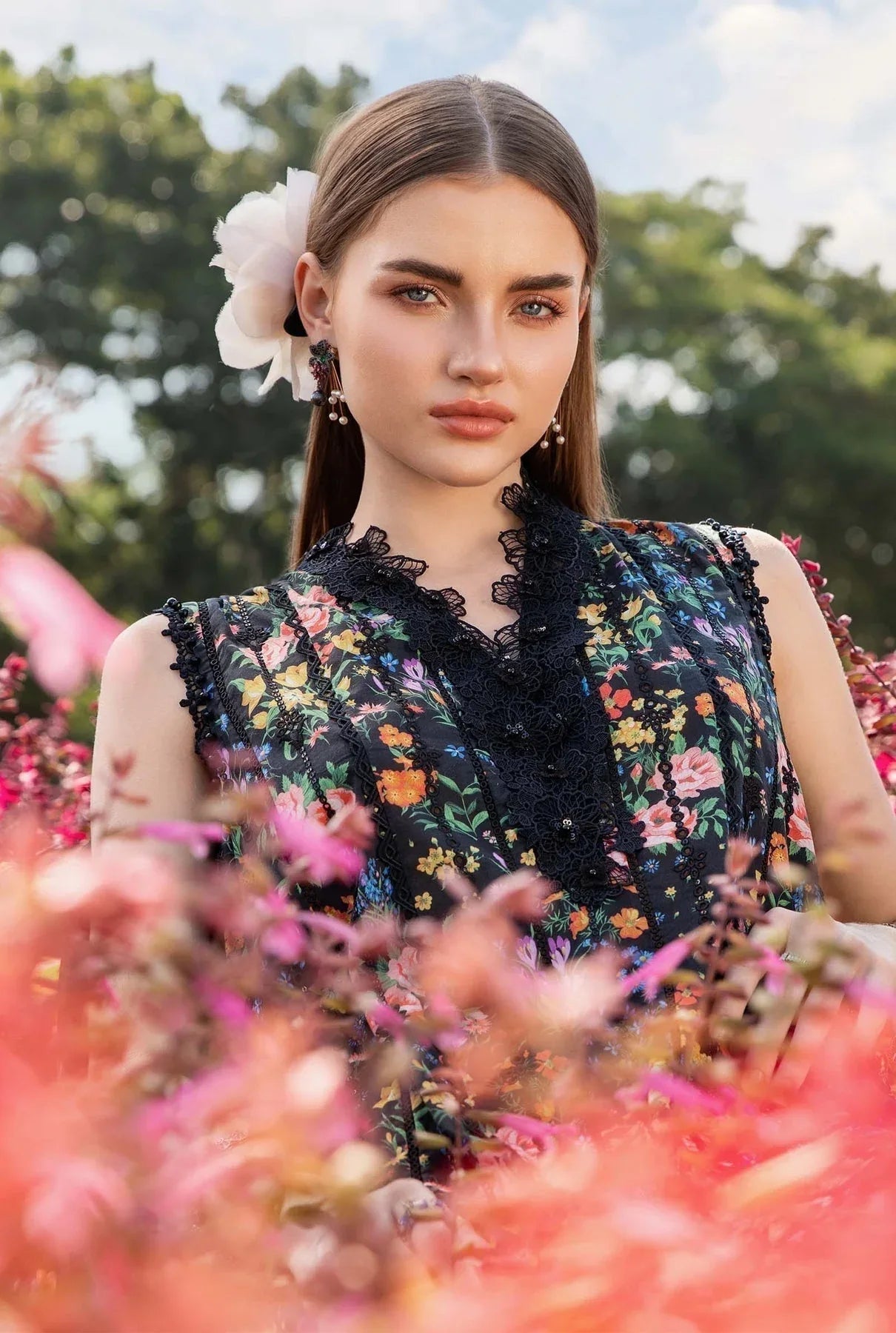 Maria B | M Prints 25 | MPT-2507-B - Aqsa Fabrics