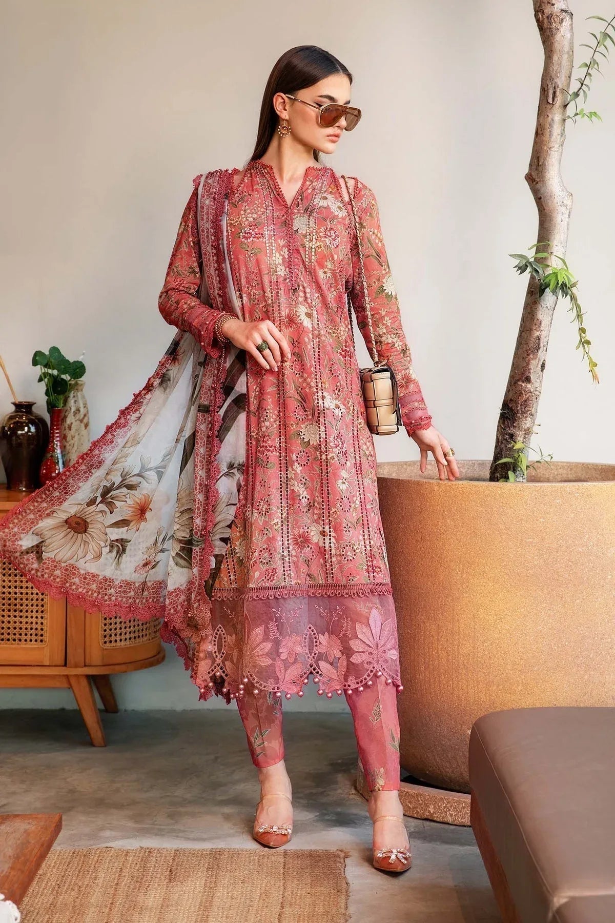 Maria B | M Prints 25 | MPT-2508-A - Aqsa Fabrics