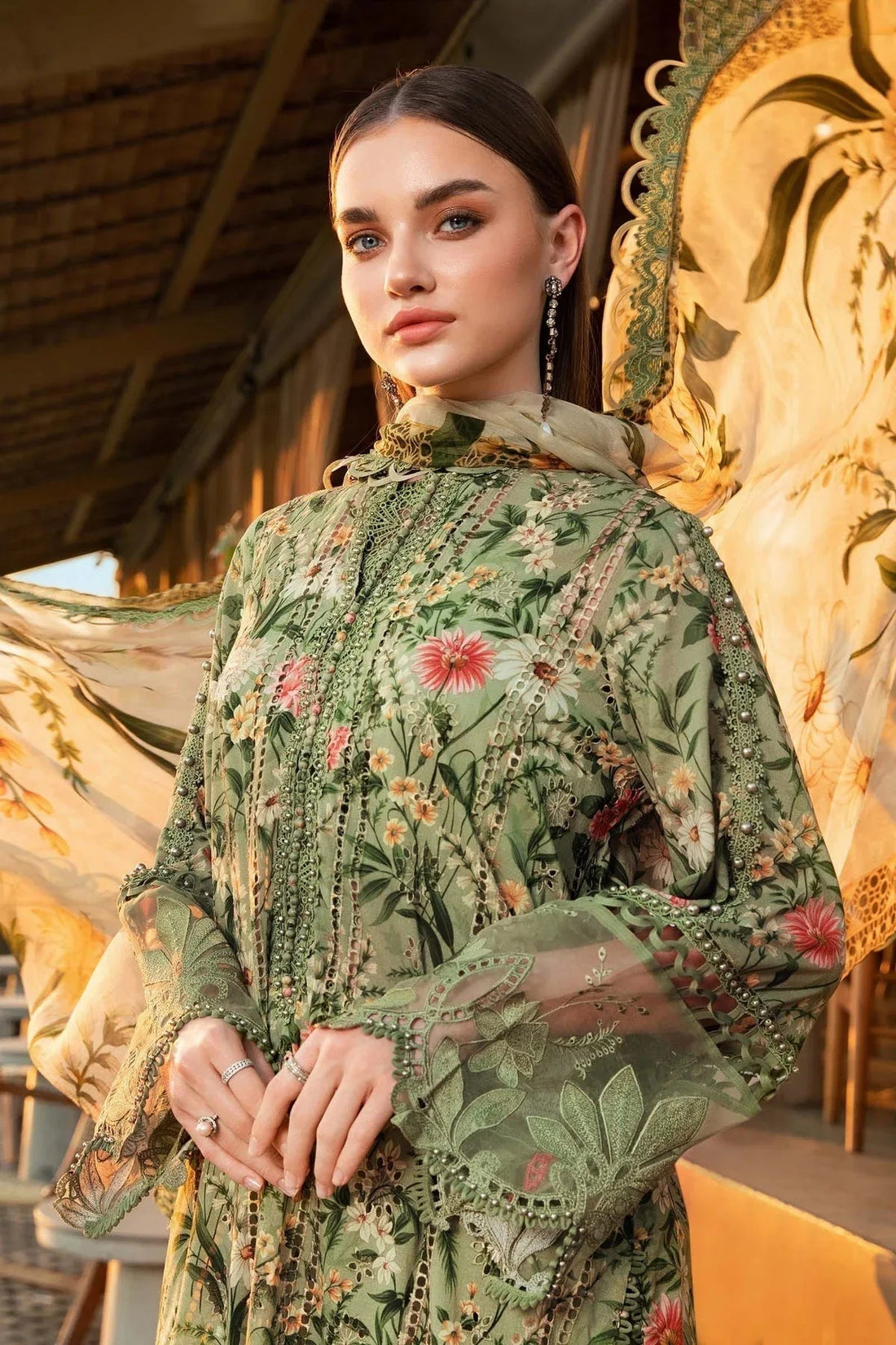 Maria B | M Prints 25 | MPT-2508-B - Aqsa Fabrics