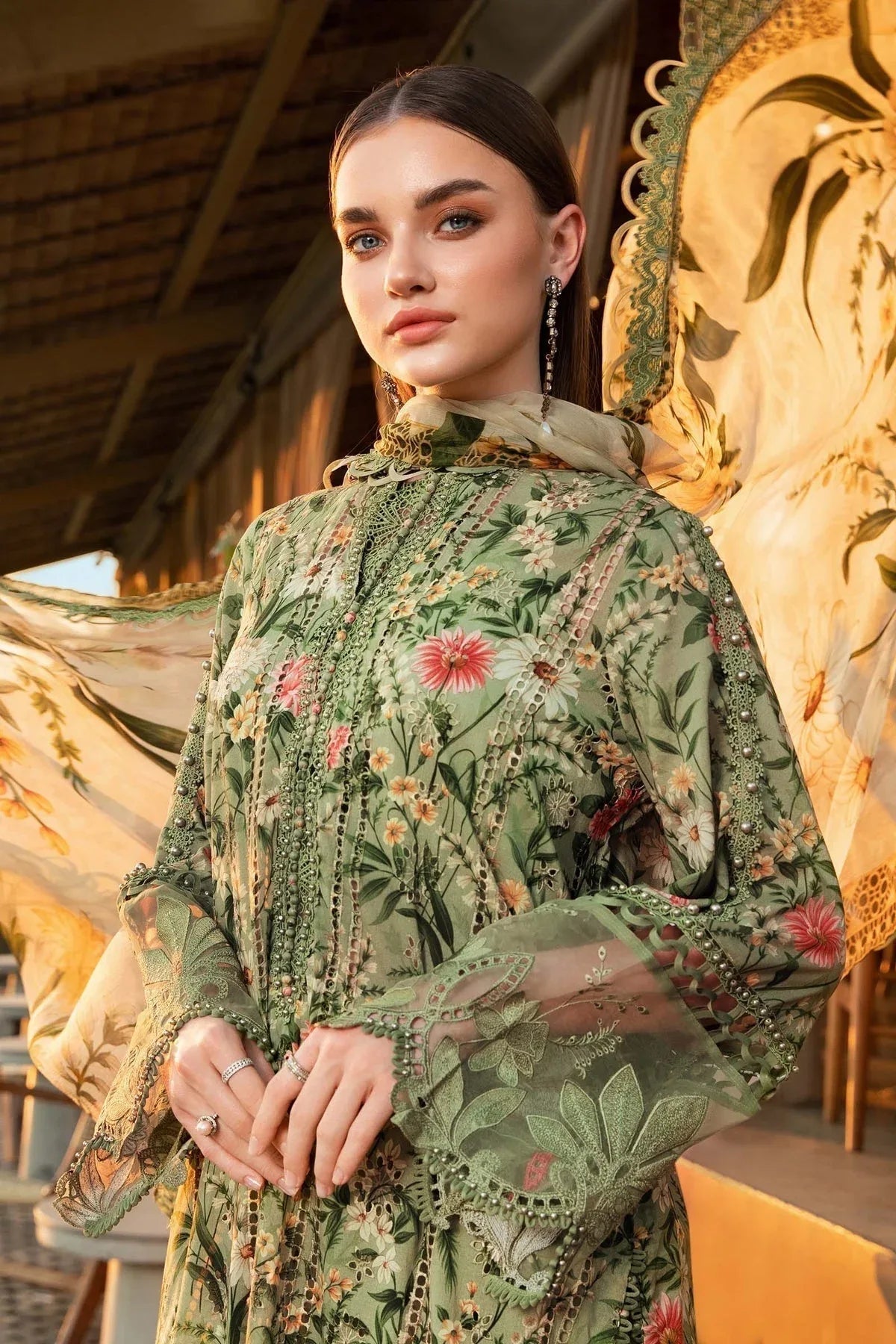 Maria B | M Prints 25 | MPT-2508-B - Aqsa Fabrics