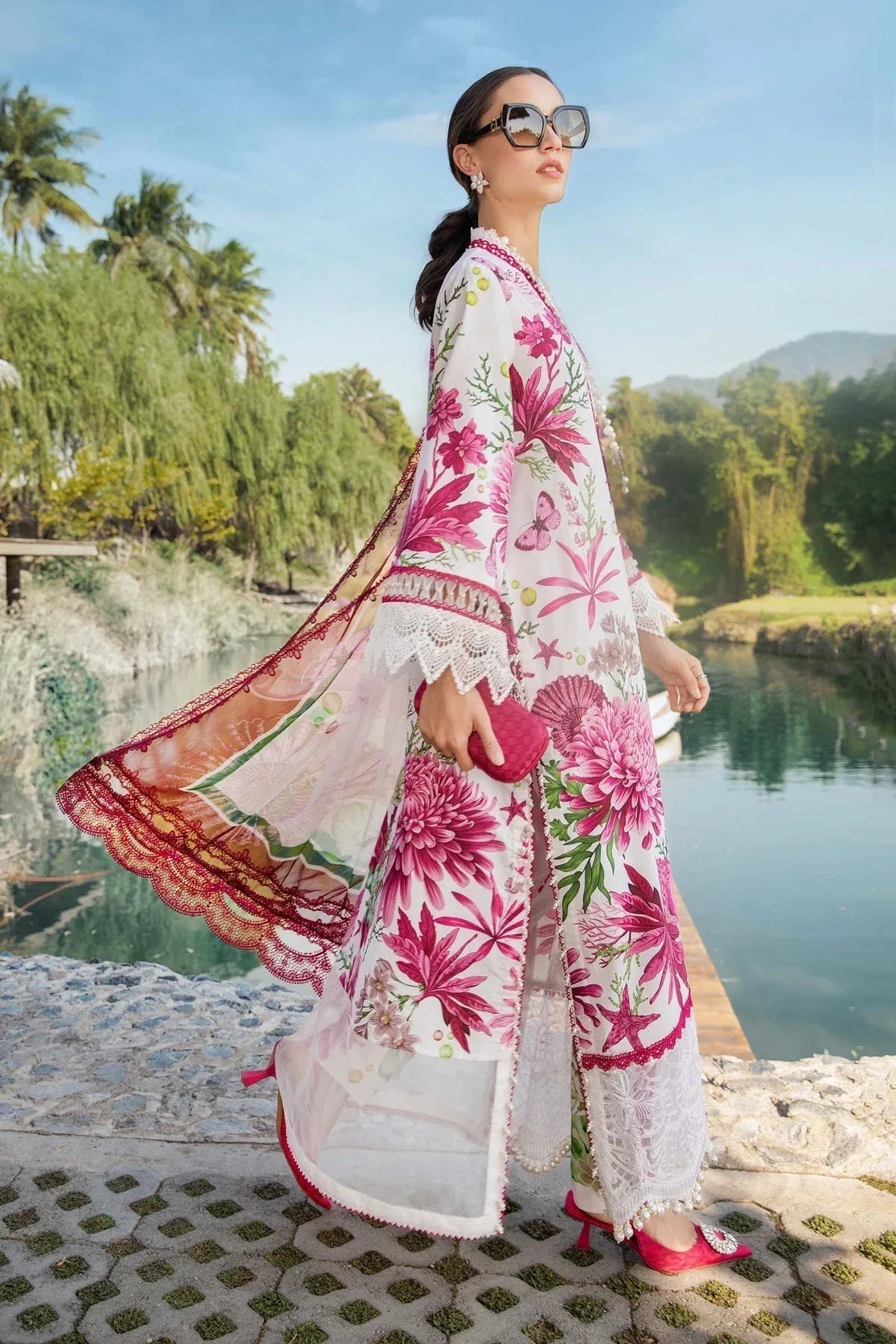 Maria B | M Prints 25 | MPT-2510-A - Aqsa Fabrics