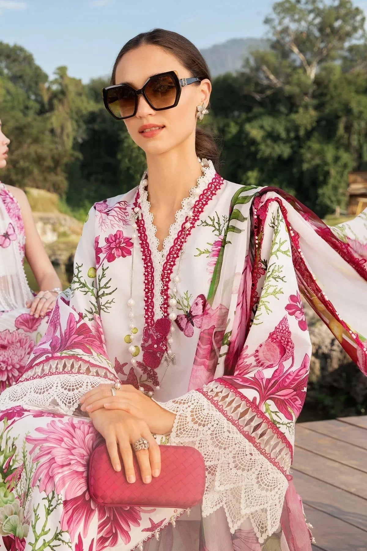 Maria B | M Prints 25 | MPT-2510-A - Aqsa Fabrics