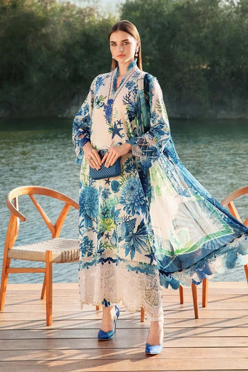 Maria B | M Prints 25 | MPT-2510-B - Aqsa Fabrics