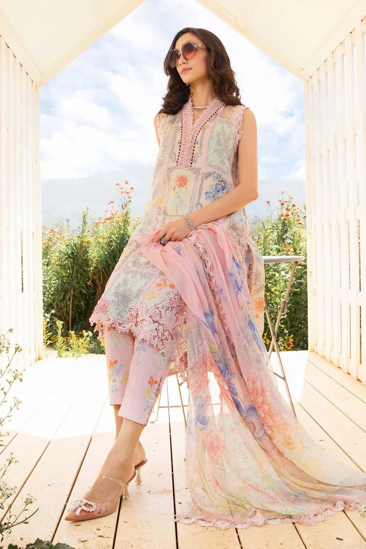 Maria B | M Prints 25 | MPT-2511-A - Aqsa Fabrics
