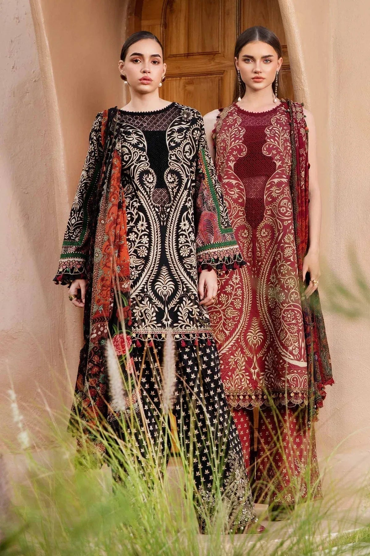 Maria B | M Prints 25 | MPT-2512-B - Aqsa Fabrics