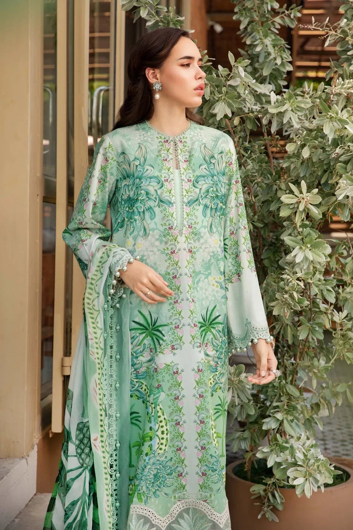 Maria B | M Prints 25 | MPT-2514-A - Aqsa Fabrics