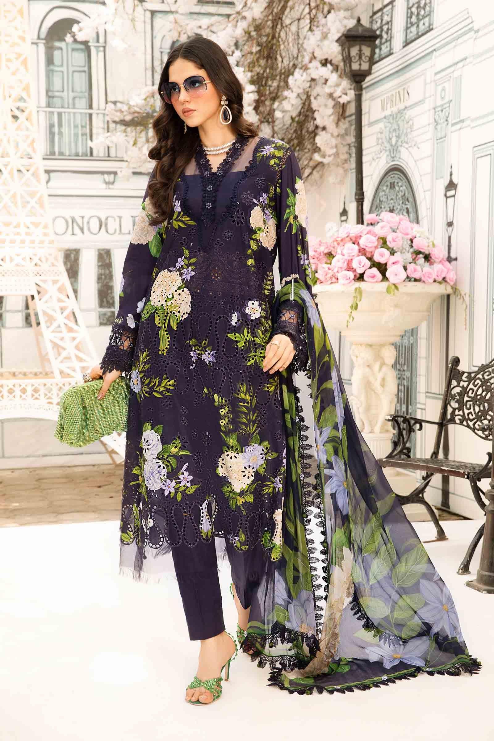 Maria B | M Prints Summer 25 | MPT-2602-B - Aqsa Fabrics