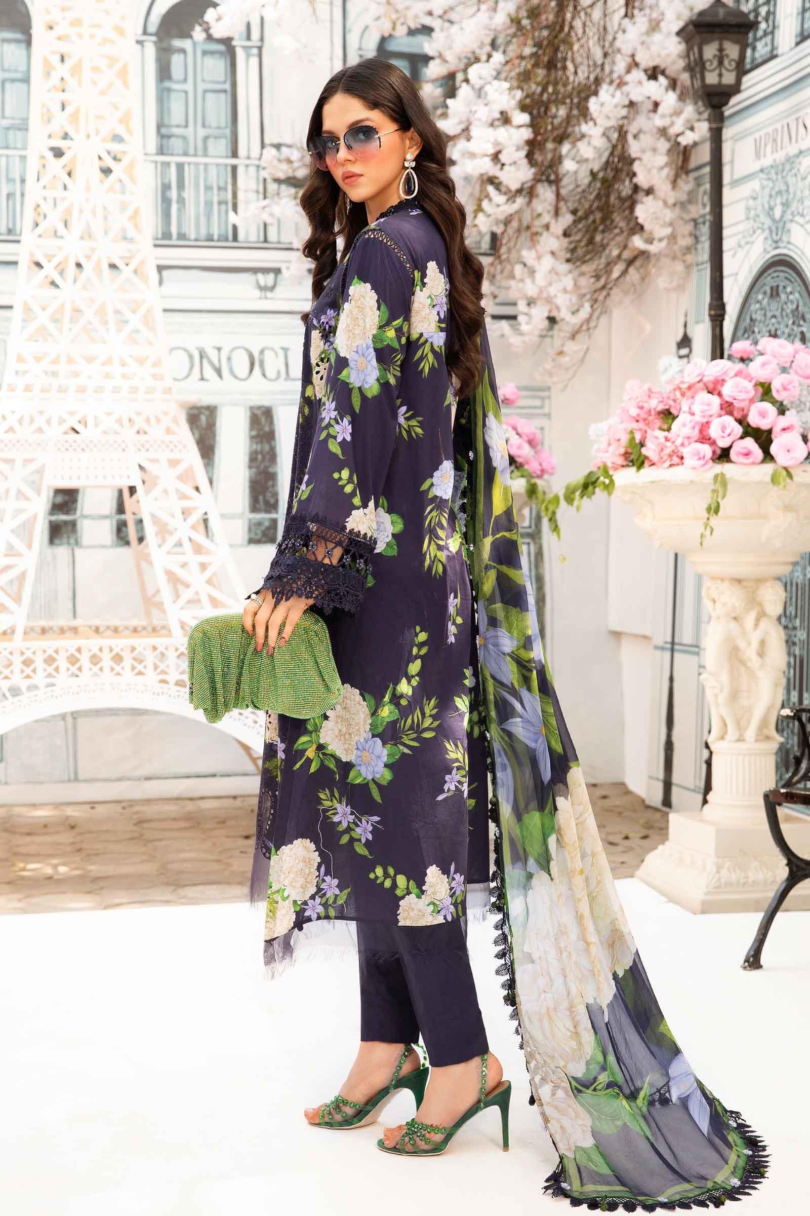 Maria B | M Prints Summer 25 | MPT-2602-B - Aqsa Fabrics