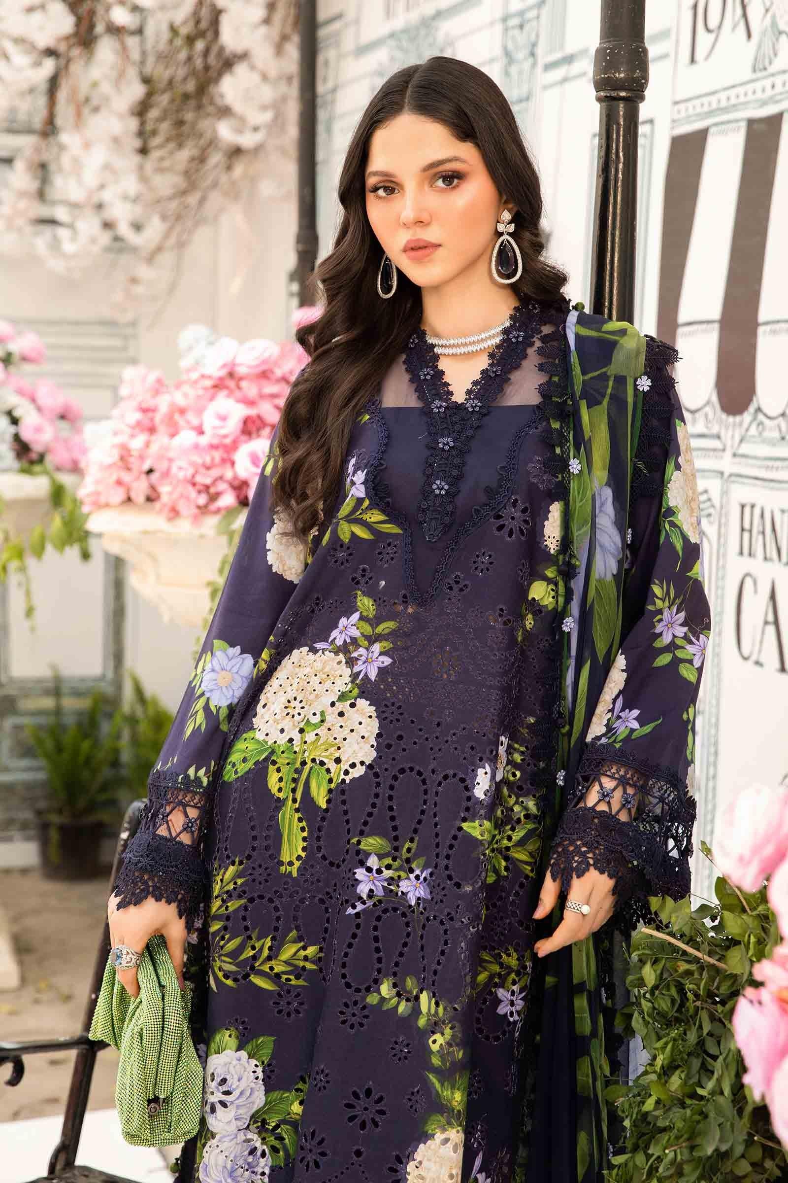 Maria B | M Prints Summer 25 | MPT-2602-B - Aqsa Fabrics