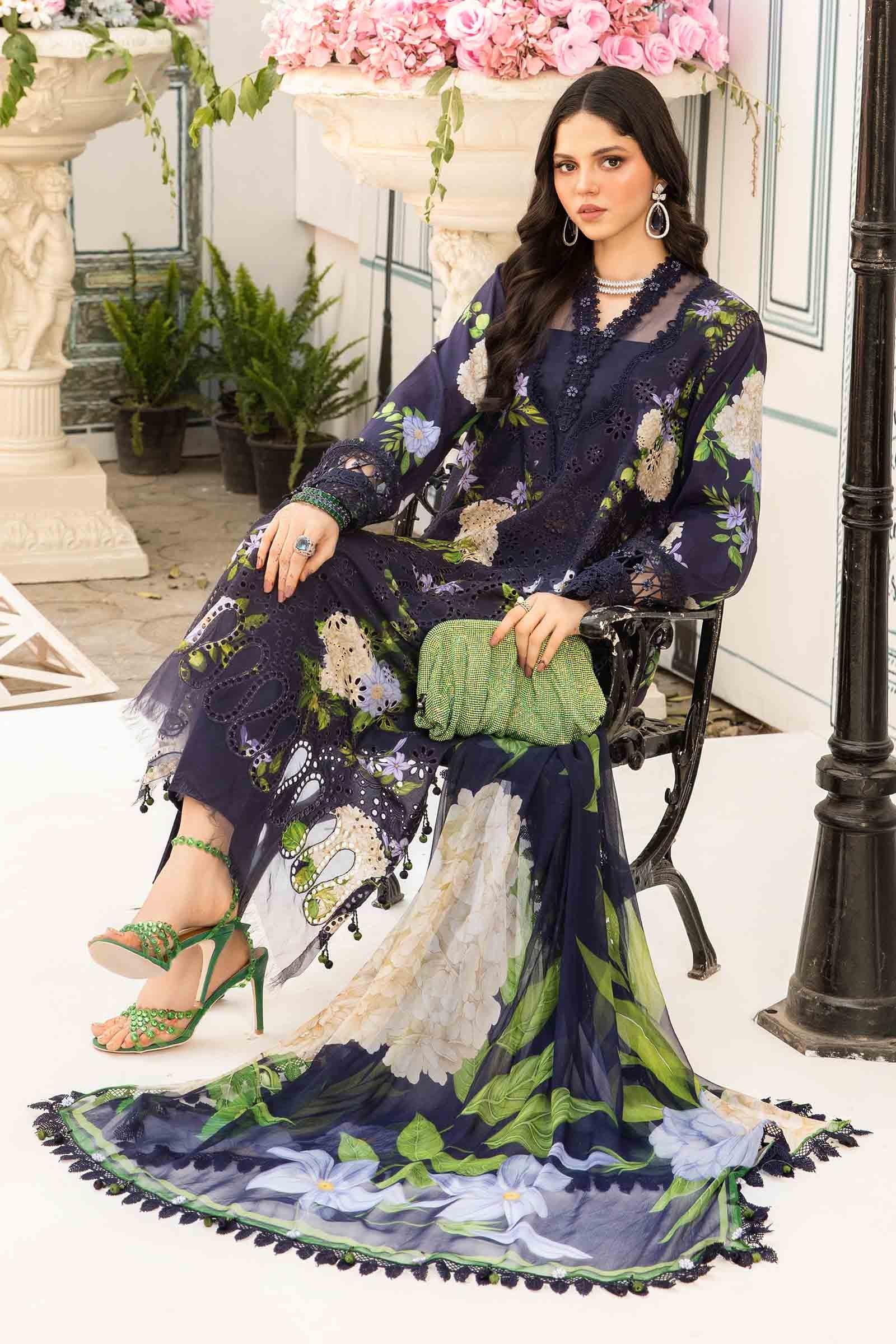 Maria B | M Prints Summer 25 | MPT-2602-B - Aqsa Fabrics