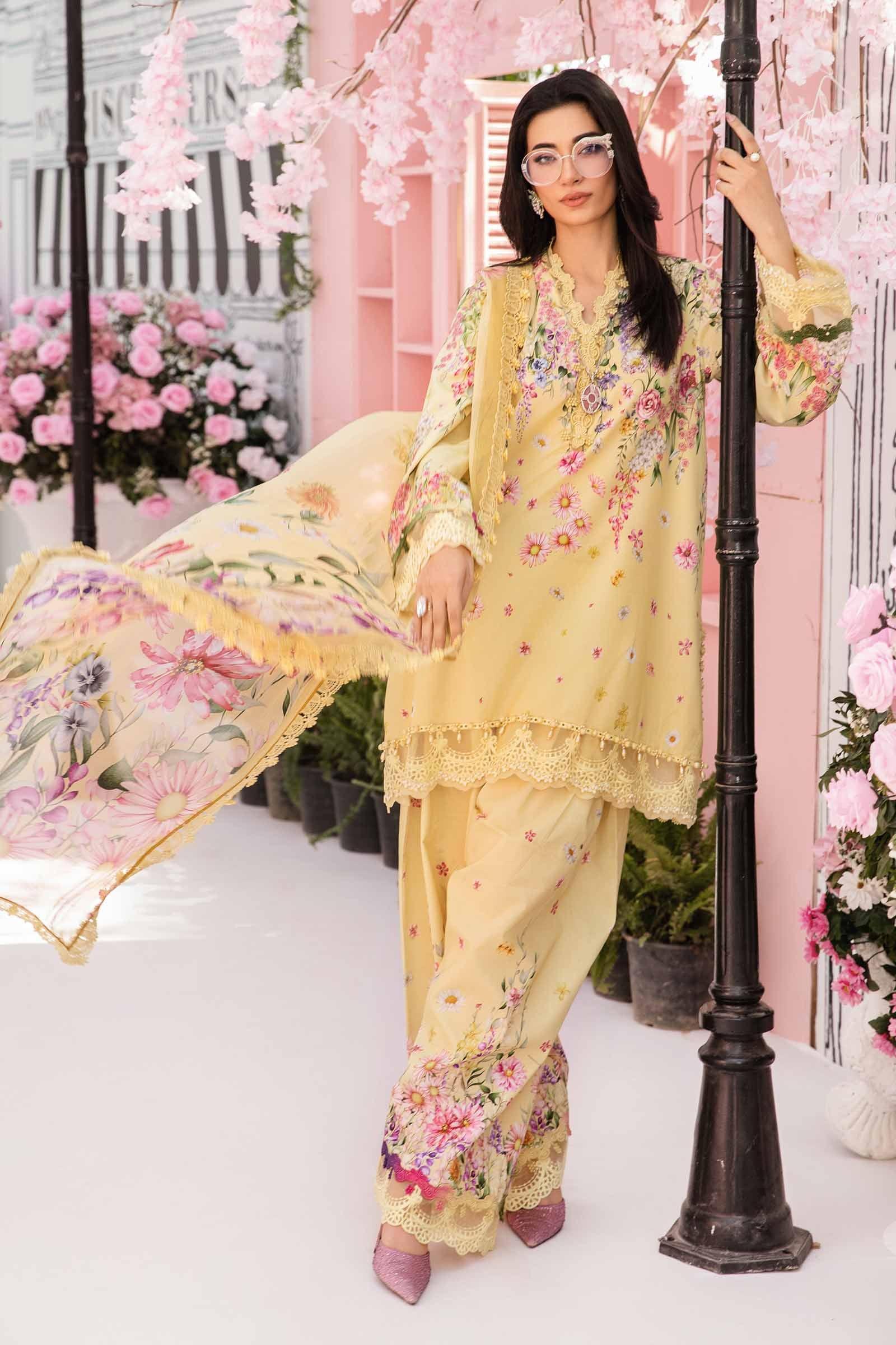 Maria B | M Prints Summer 25 | MPT-2603-A - Aqsa Fabrics