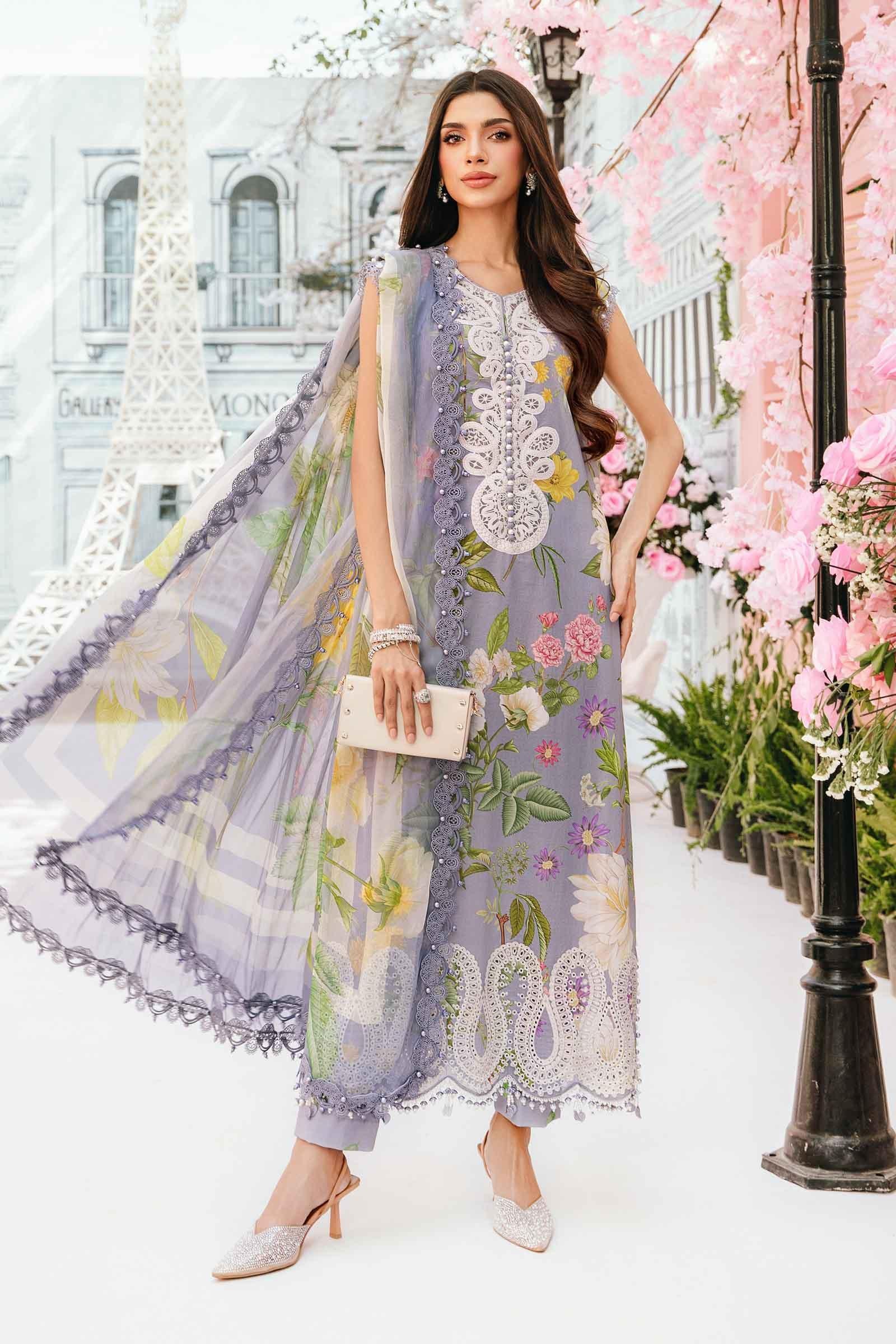 Maria B | M Prints Summer 25 | MPT-2604-A - Aqsa Fabrics