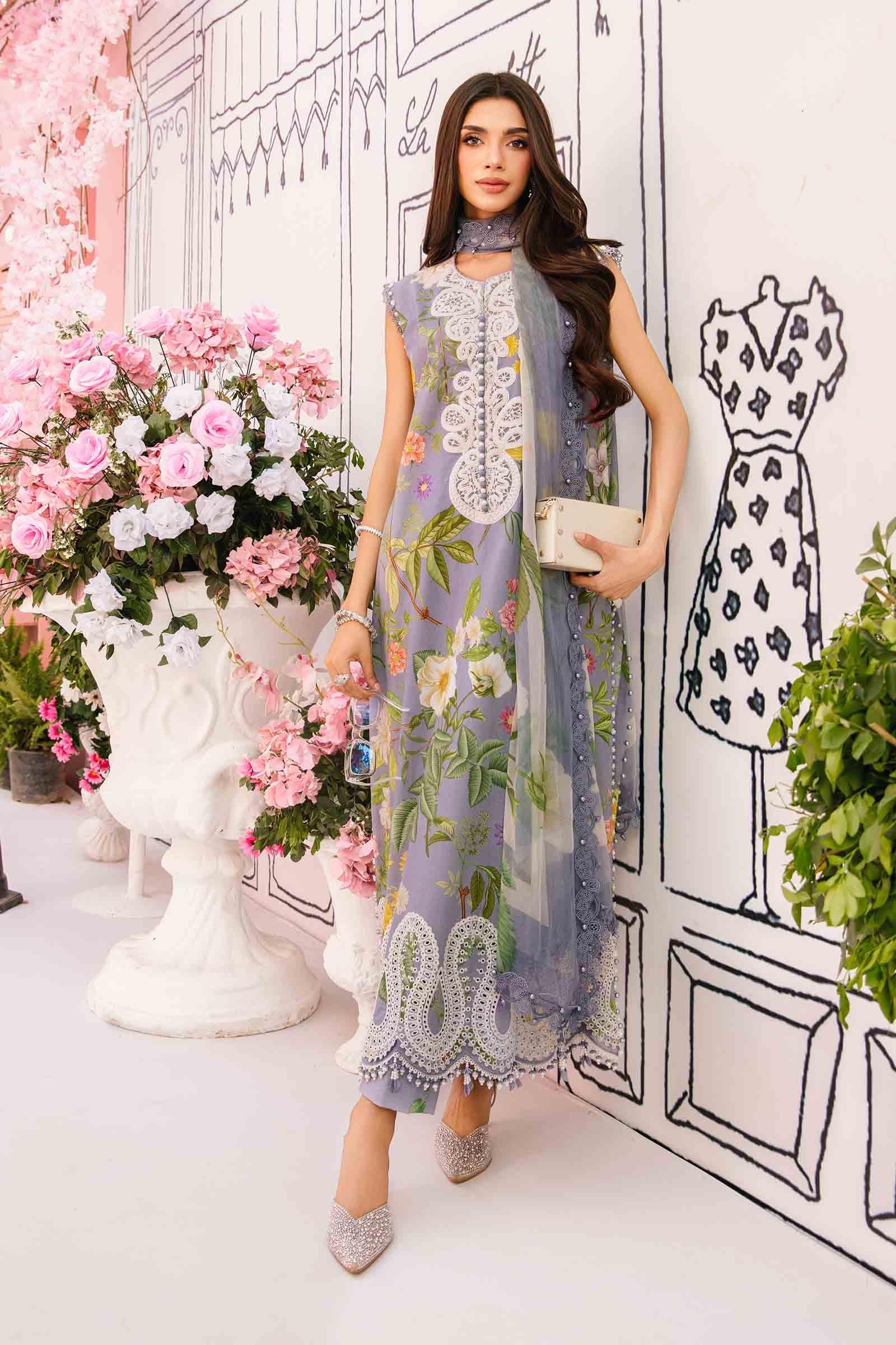 Maria B | M Prints Summer 25 | MPT-2604-A - Aqsa Fabrics
