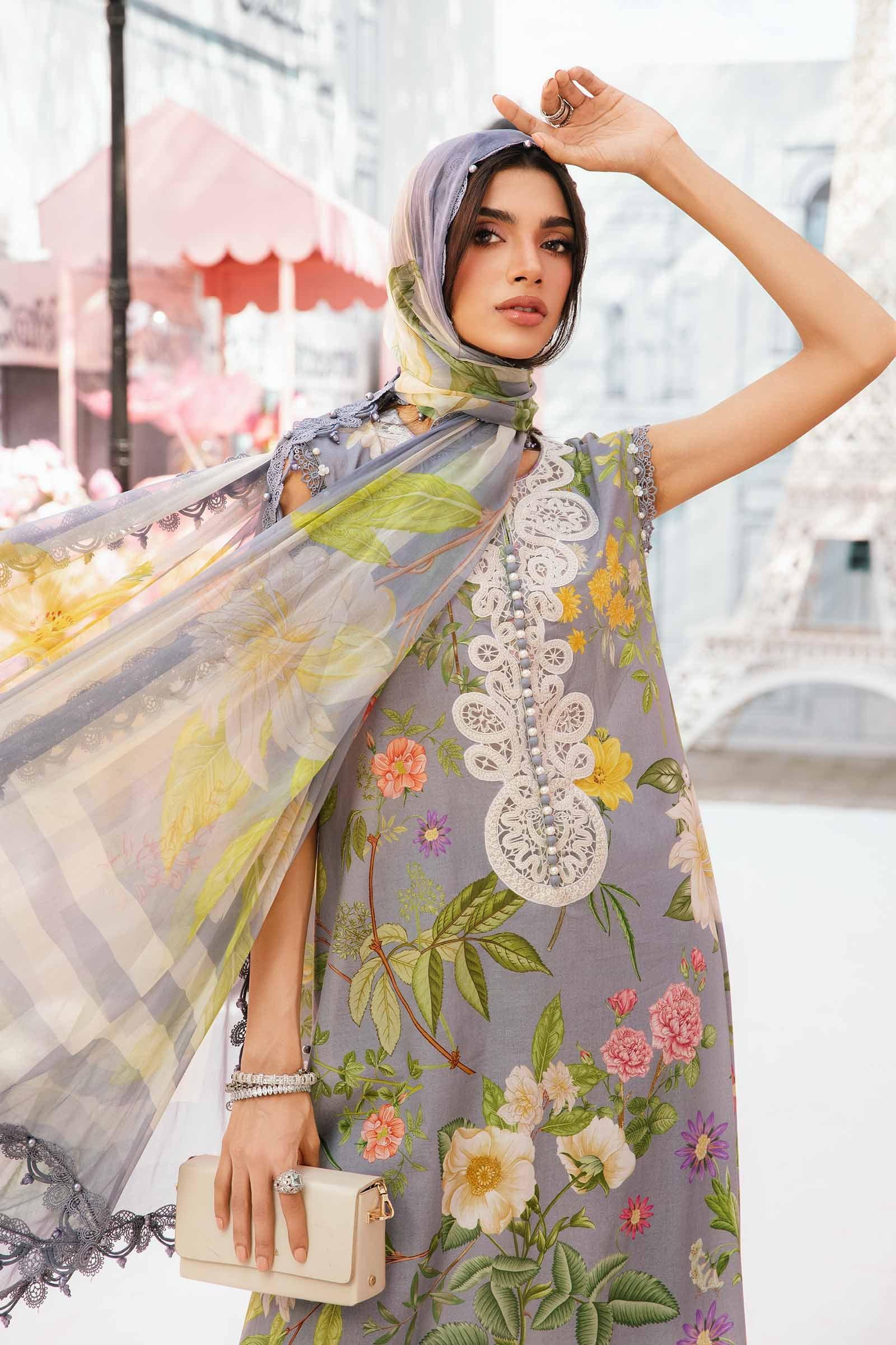 Maria B | M Prints Summer 25 | MPT-2604-A - Aqsa Fabrics