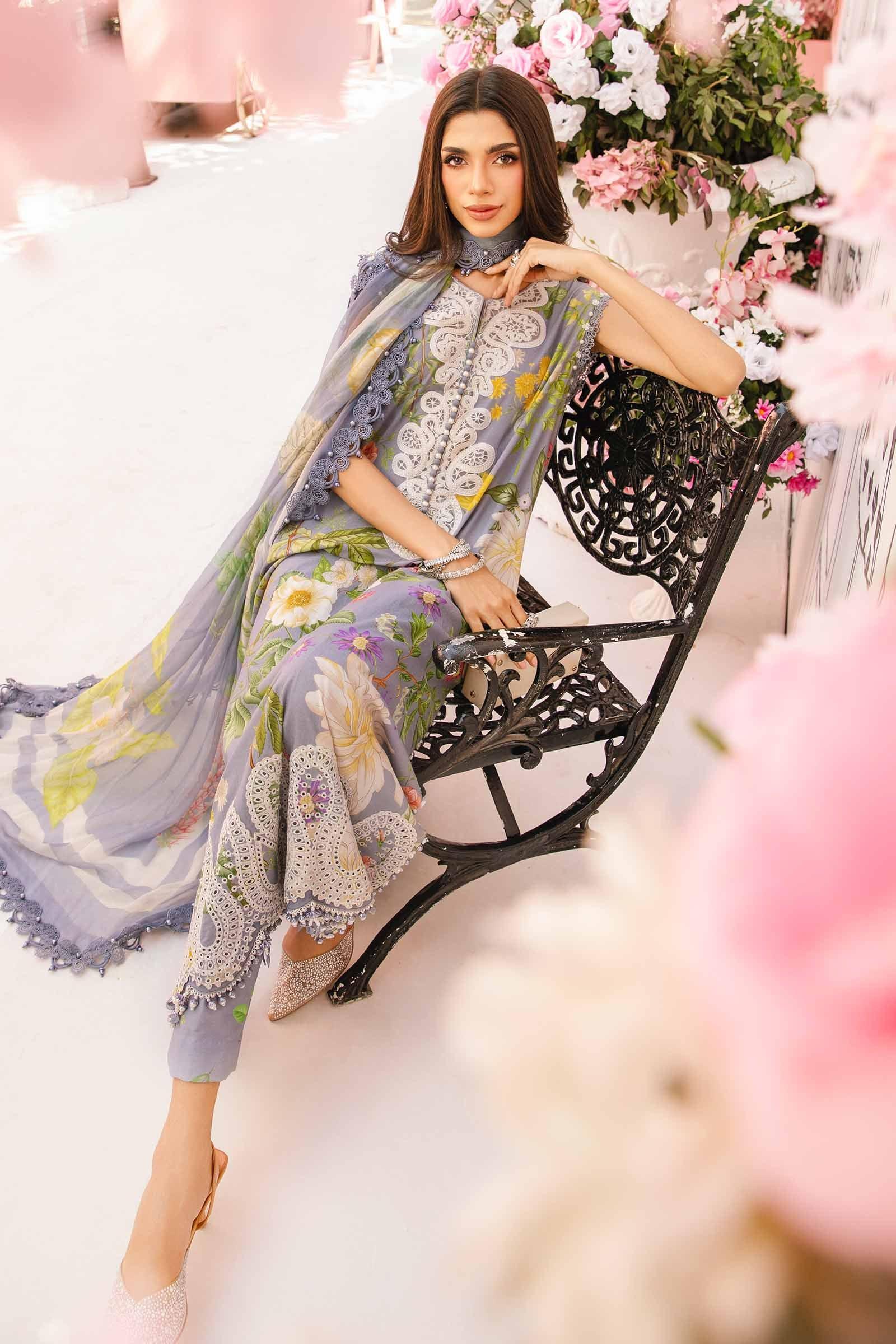 Maria B | M Prints Summer 25 | MPT-2604-A - Aqsa Fabrics