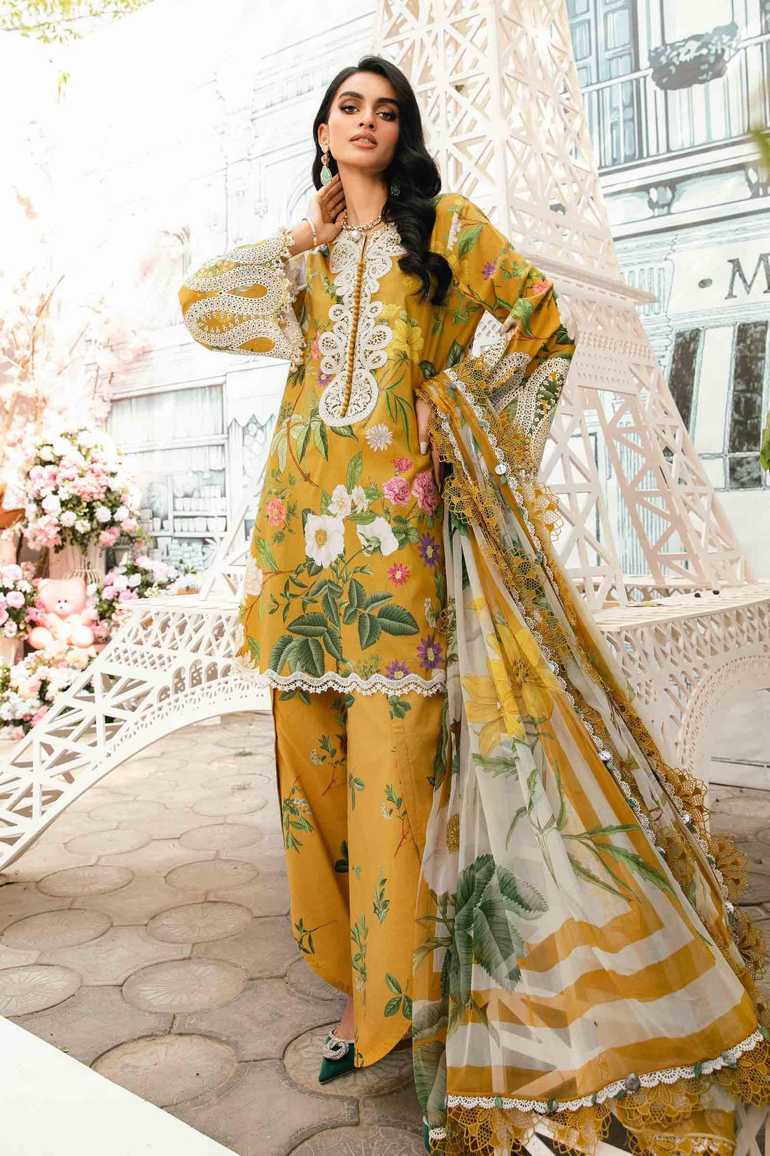 Maria B | M Prints Summer 25 | MPT-2604-B - Aqsa Fabrics