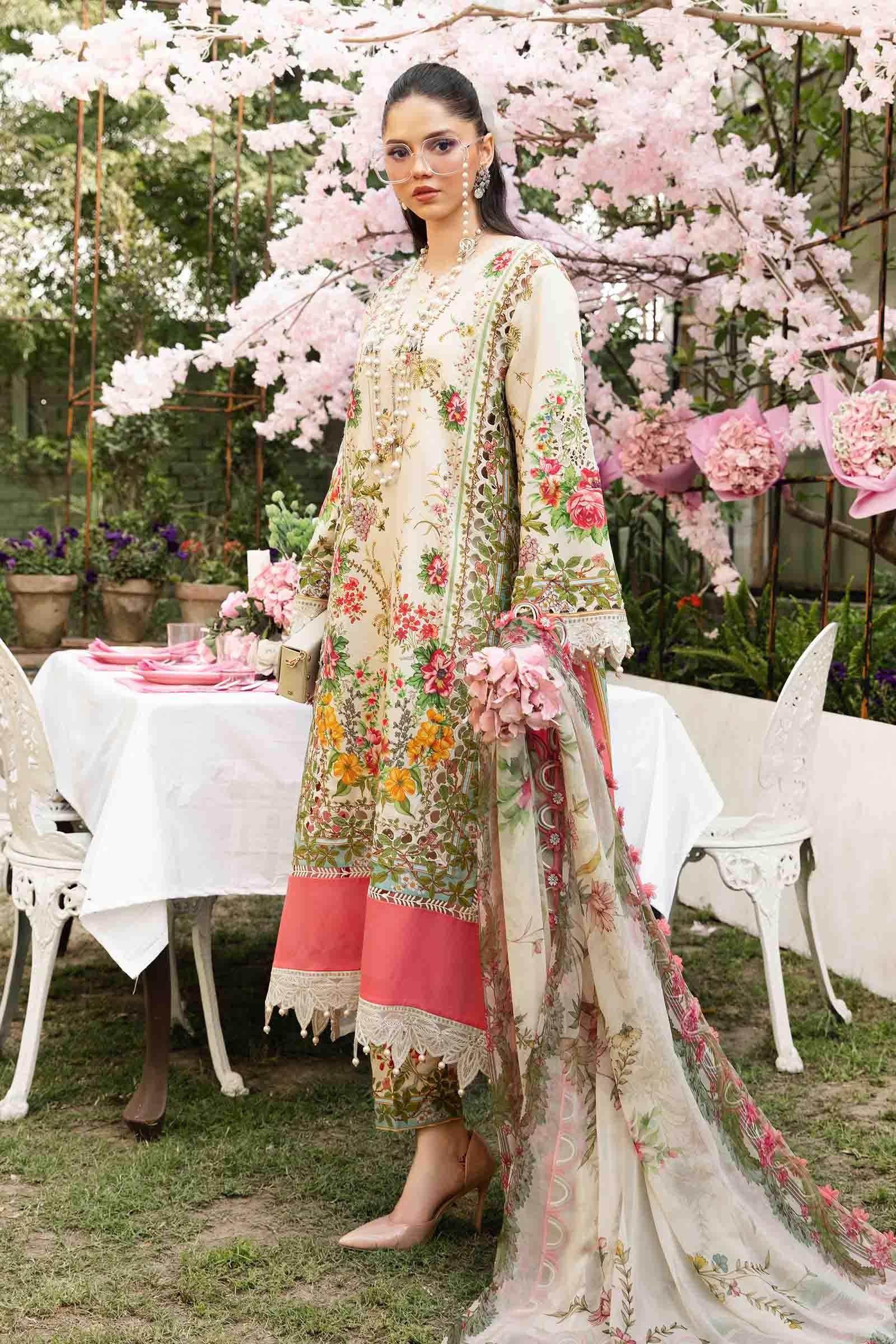 Maria B | M Prints Summer 25 | MPT-2605-A - Aqsa Fabrics