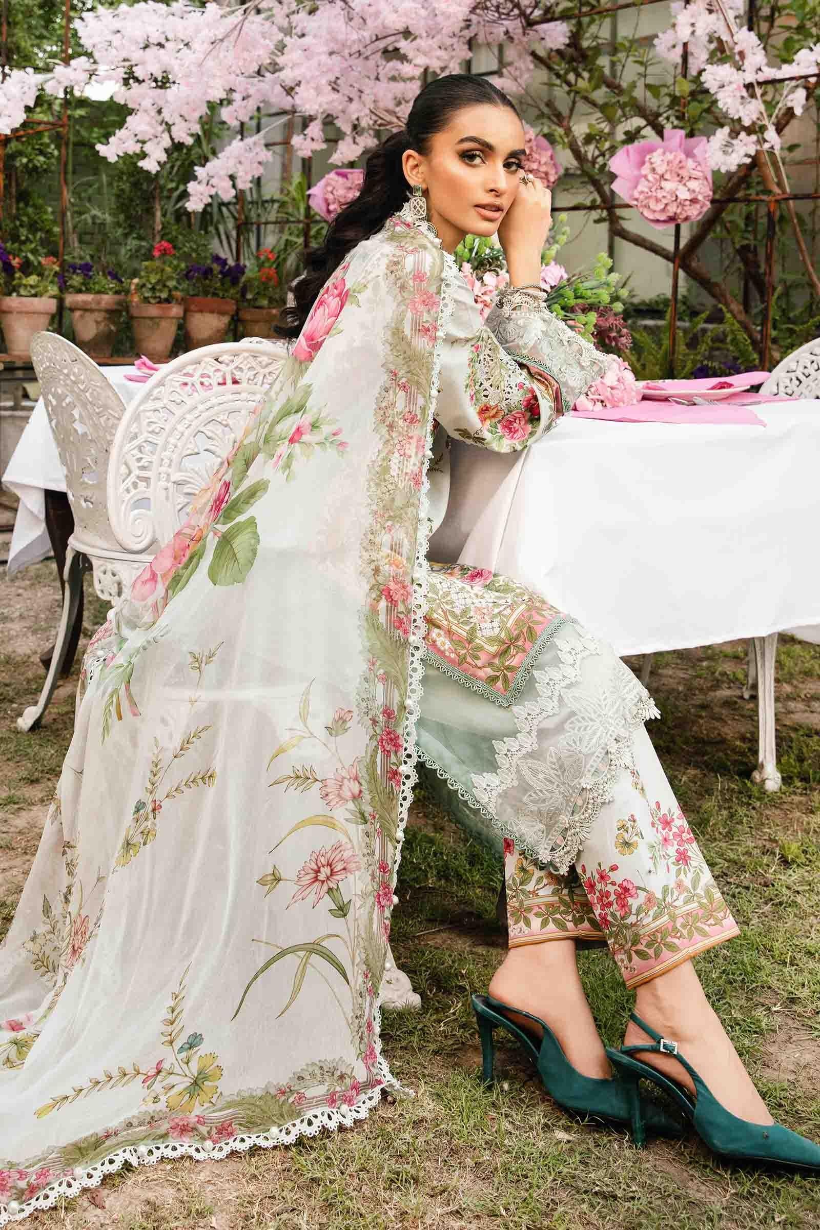Maria B | M Prints Summer 25 | MPT-2605-B - Aqsa Fabrics
