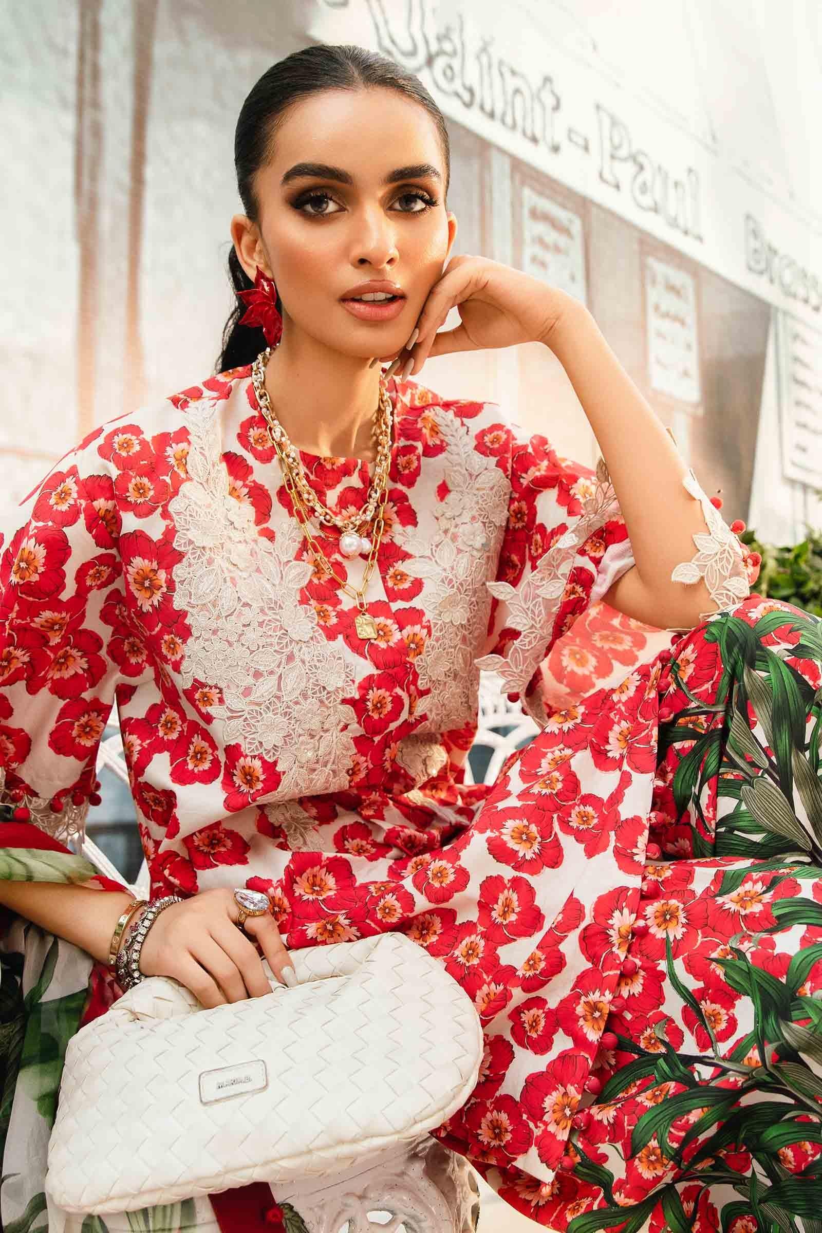 Maria B | M Prints Summer 25 | MPT-2606-B - Aqsa Fabrics