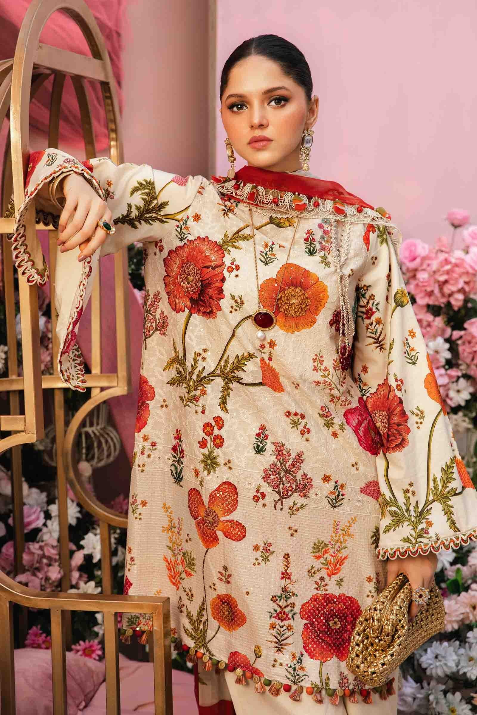 Maria B | M Prints Summer 25 | MPT-2607-A - Aqsa Fabrics