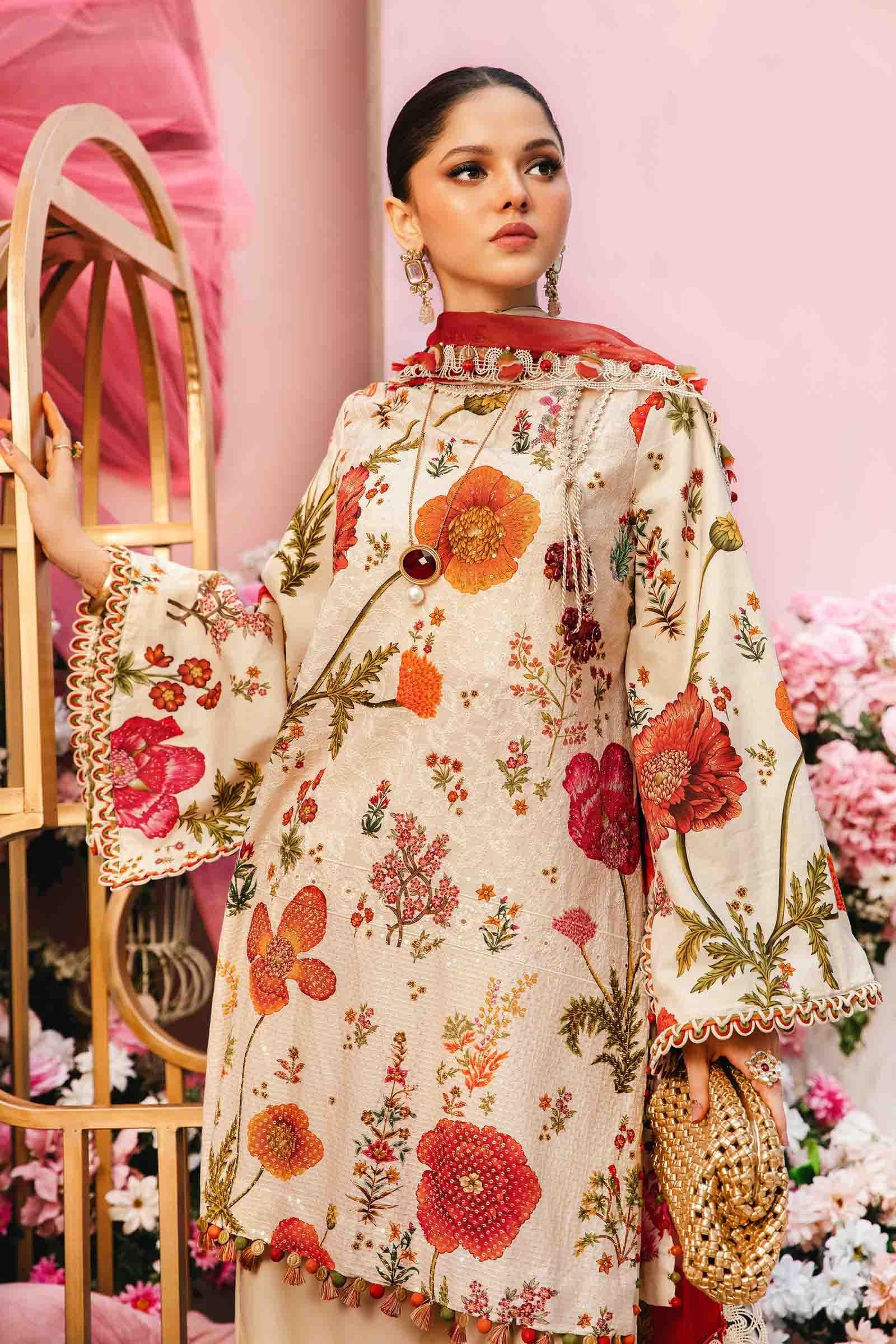 Maria B | M Prints Summer 25 | MPT-2607-A - Aqsa Fabrics