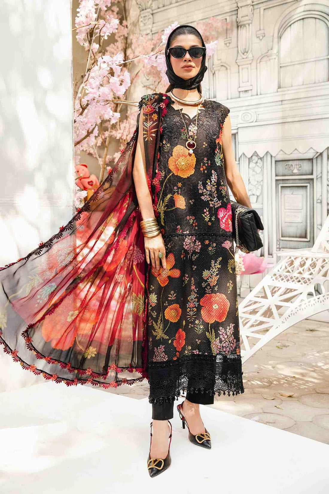 Maria B | M Prints Summer 25 | MPT-2607-B - Aqsa Fabrics