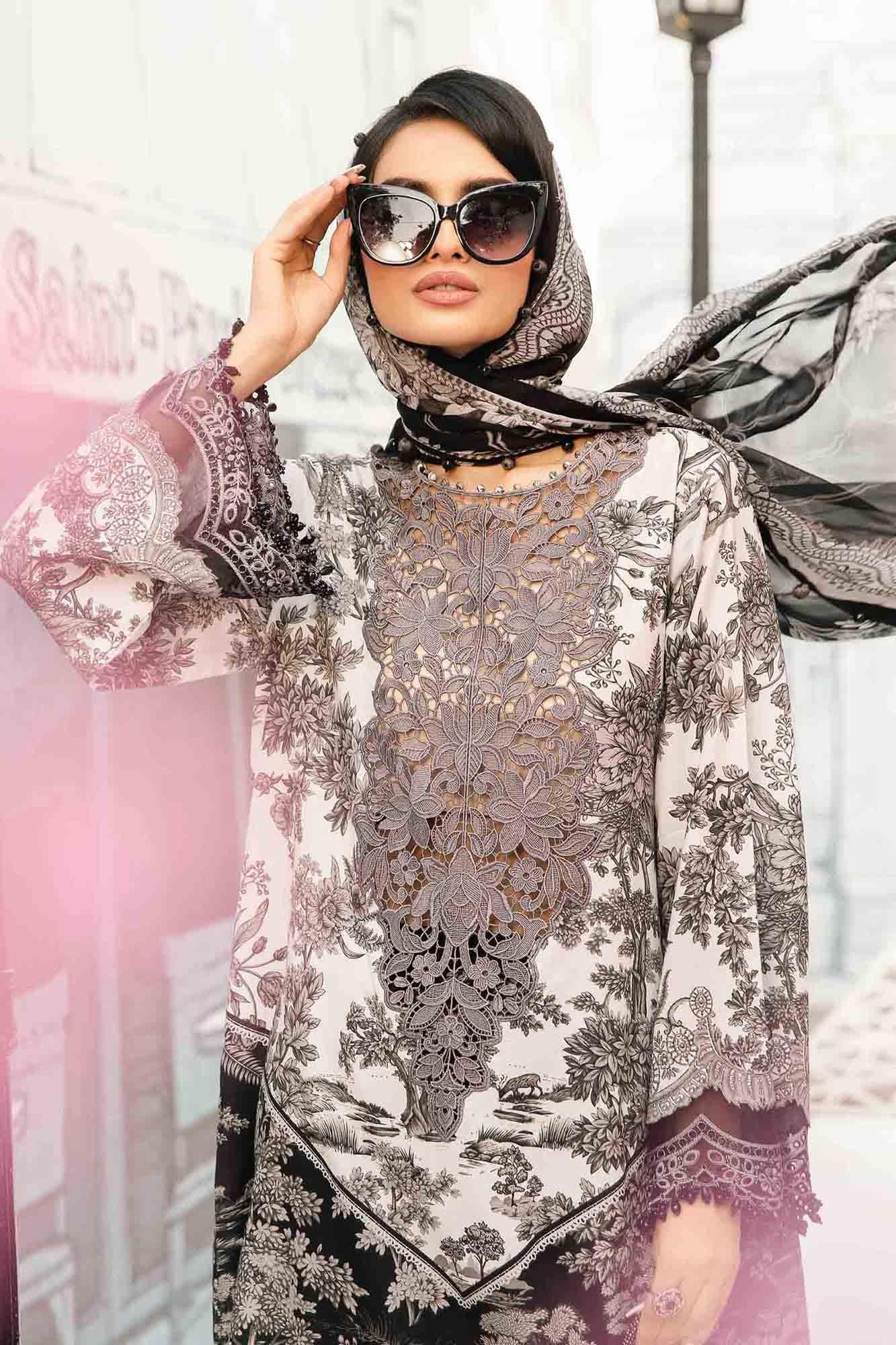 Maria B | M Prints Summer 25 | MPT-2608-B - Aqsa Fabrics