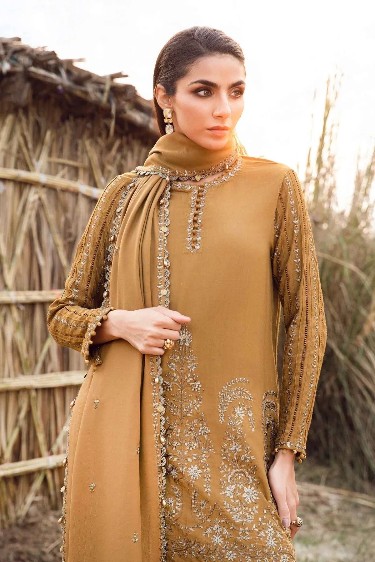 Maria B | M Prints Winter 24 | MPT-2403-A - Aqsa Fabrics